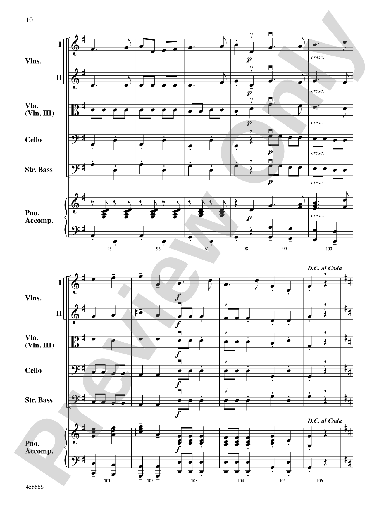 The Polka Dot Polka: String Orchestra Conductor Score & Parts