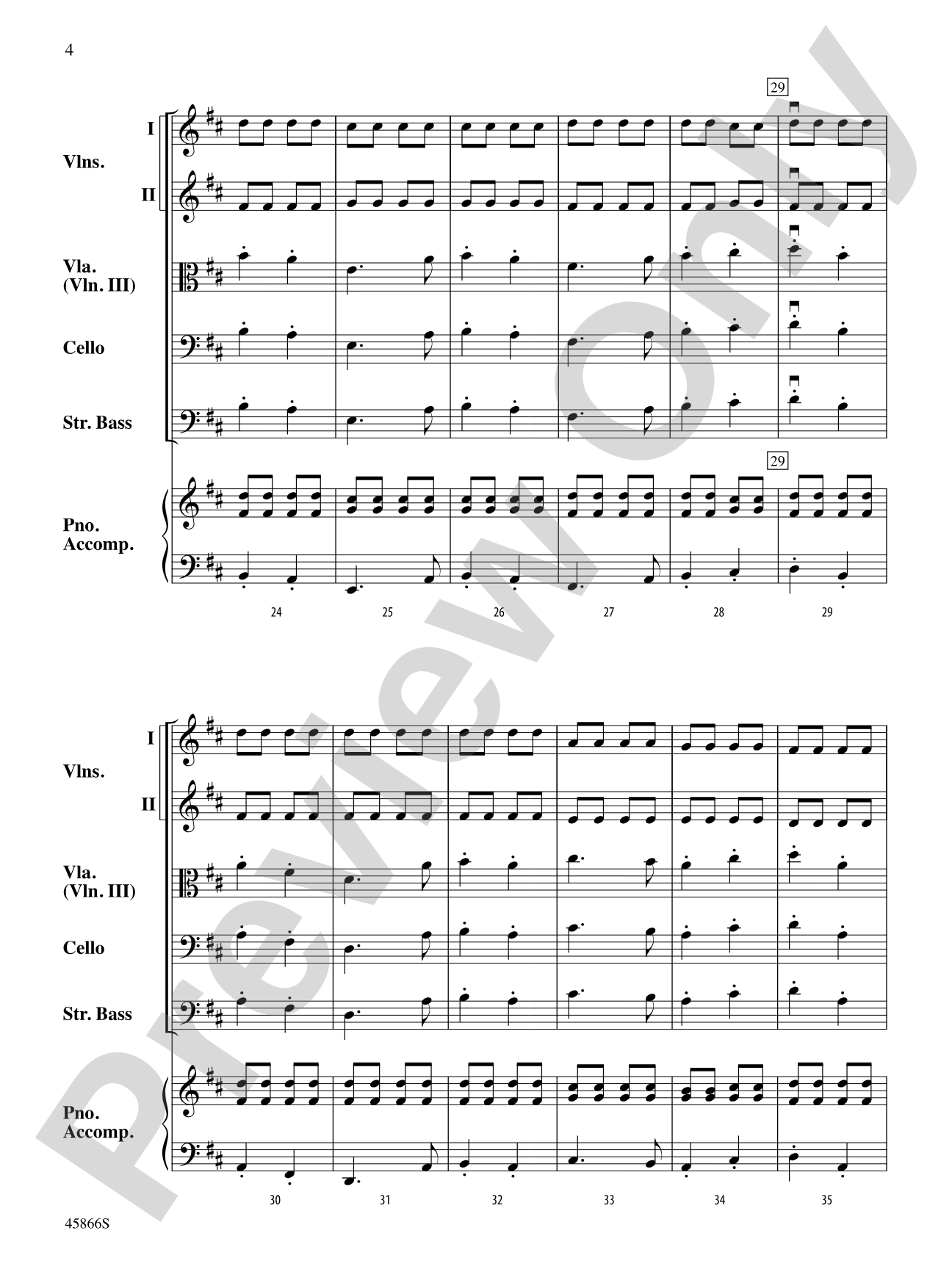 The Polka Dot Polka: String Orchestra Conductor Score & Parts