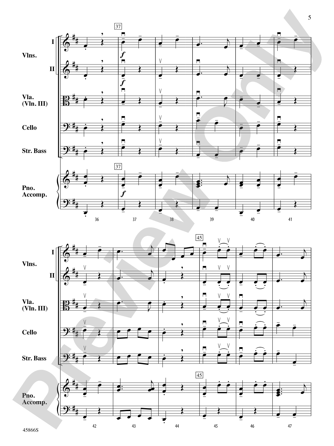 The Polka Dot Polka: String Orchestra Conductor Score & Parts