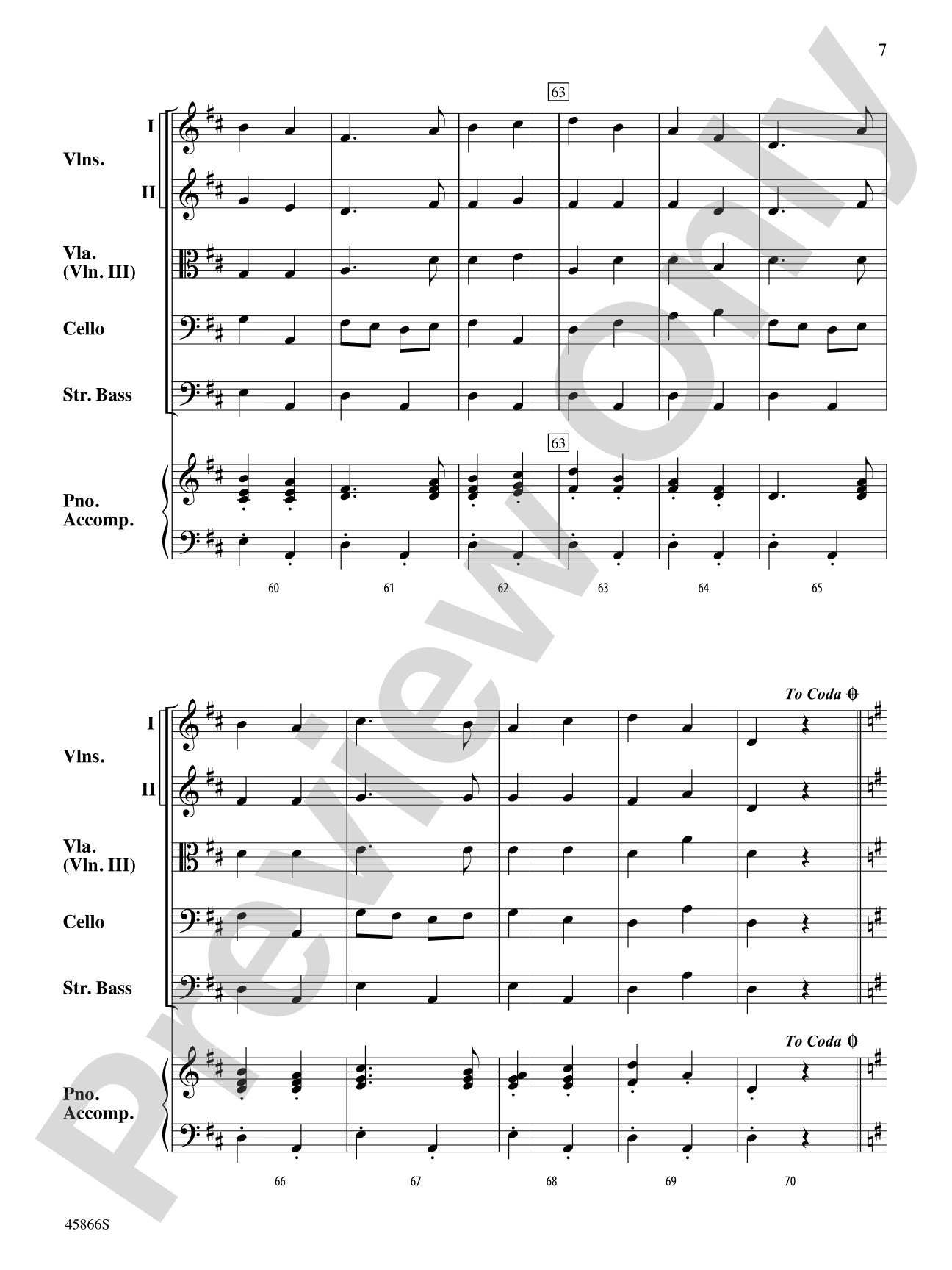 The Polka Dot Polka: String Orchestra Conductor Score & Parts