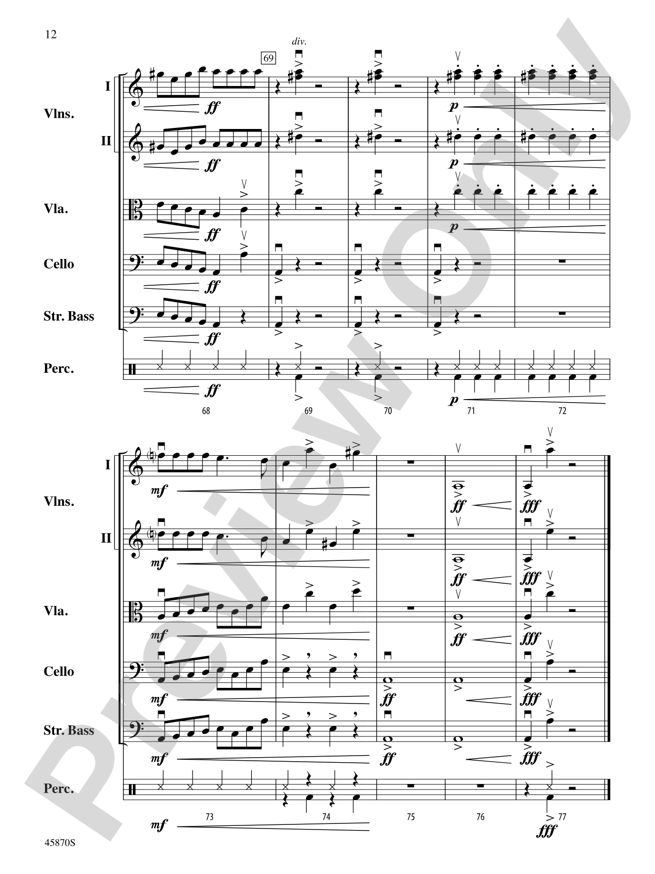 Deck the Hall of the Mountain King: String Orchestra Conductor Score & Parts