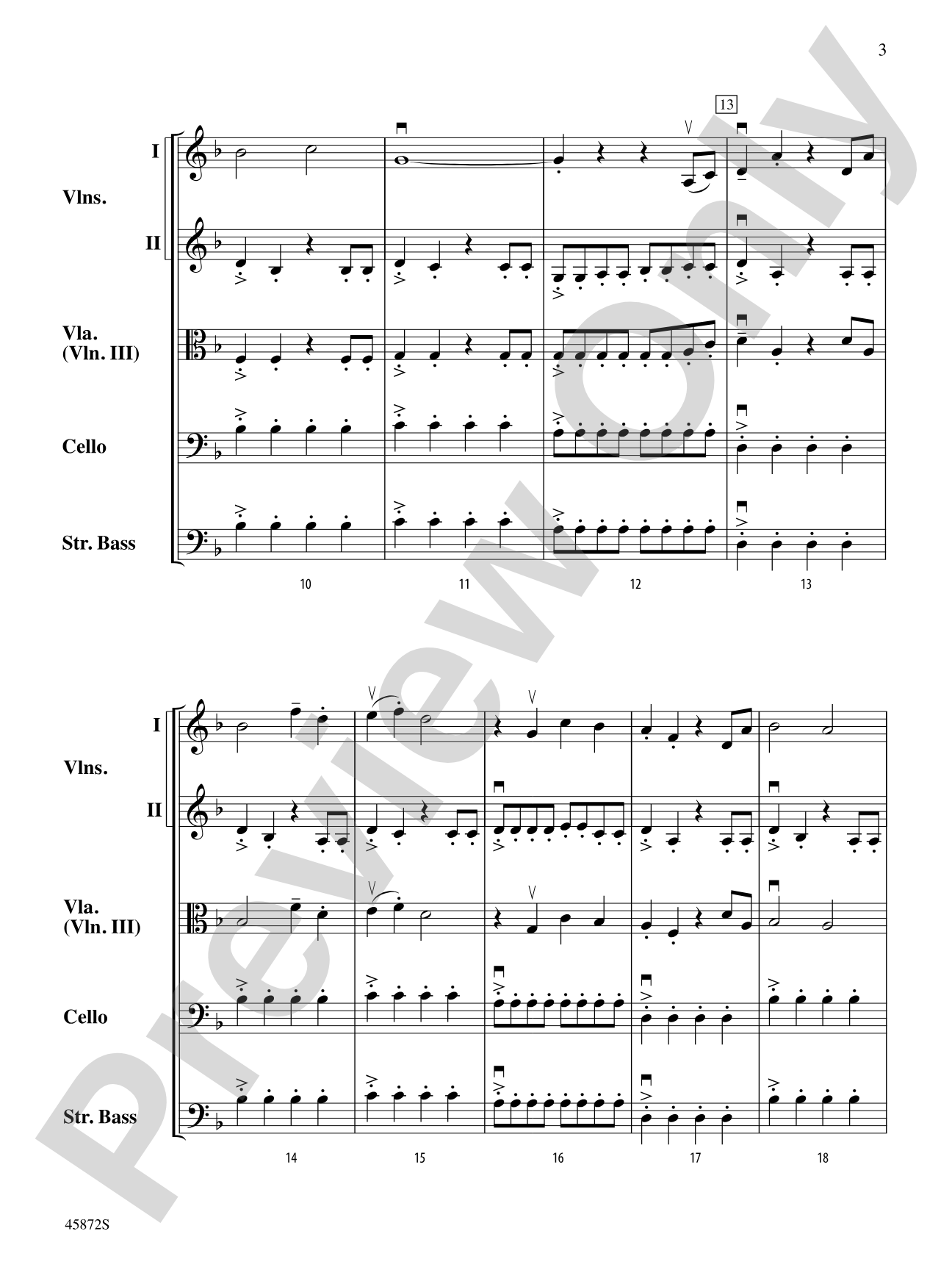 Archaic Voices: String Orchestra Conductor Score & Parts