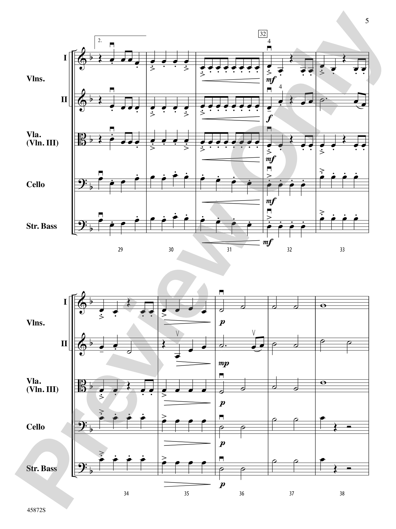 Archaic Voices: String Orchestra Conductor Score & Parts