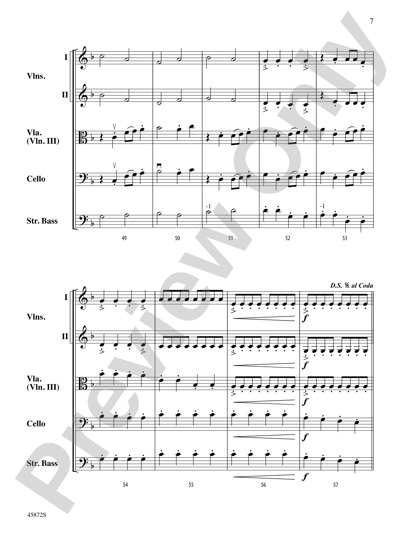 Archaic Voices: String Orchestra Conductor Score & Parts