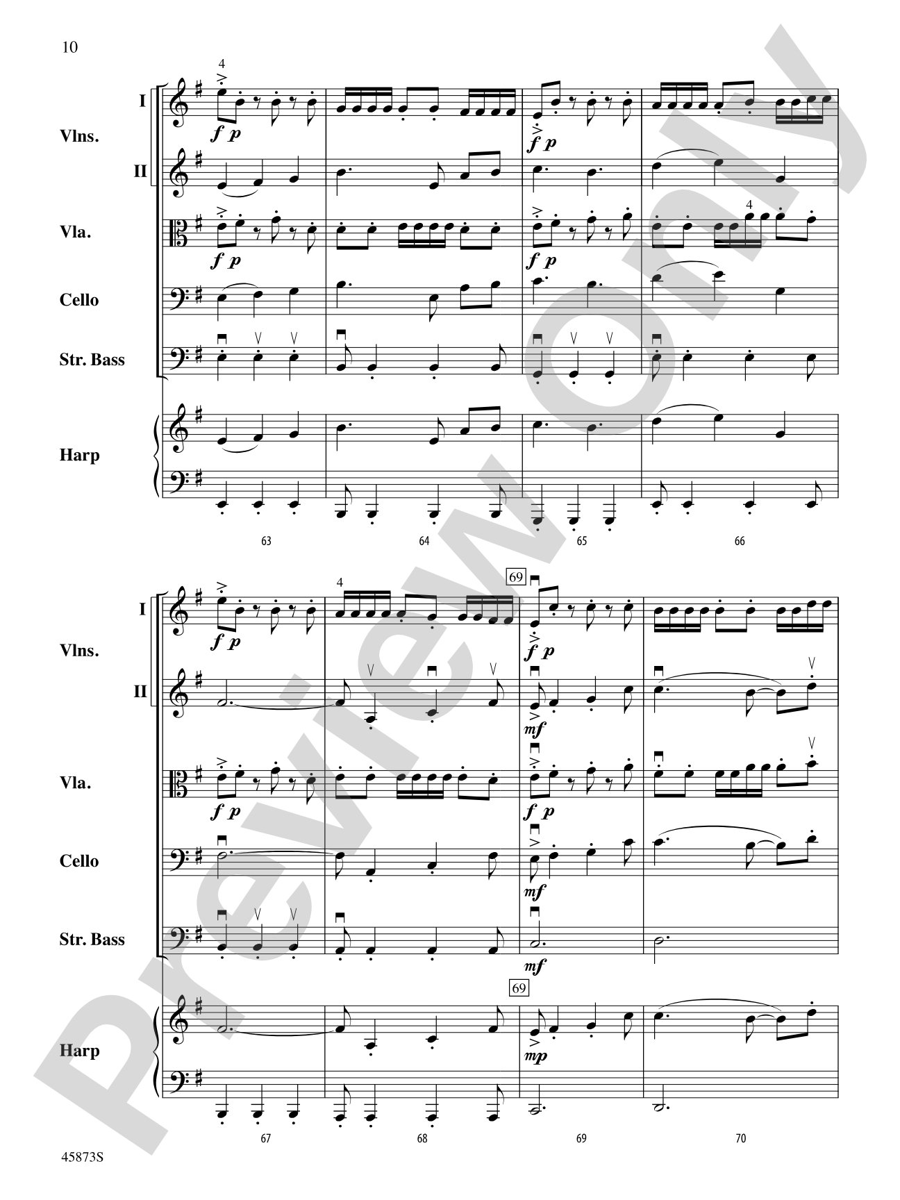 Rogue Rider: String Orchestra Conductor Score & Parts