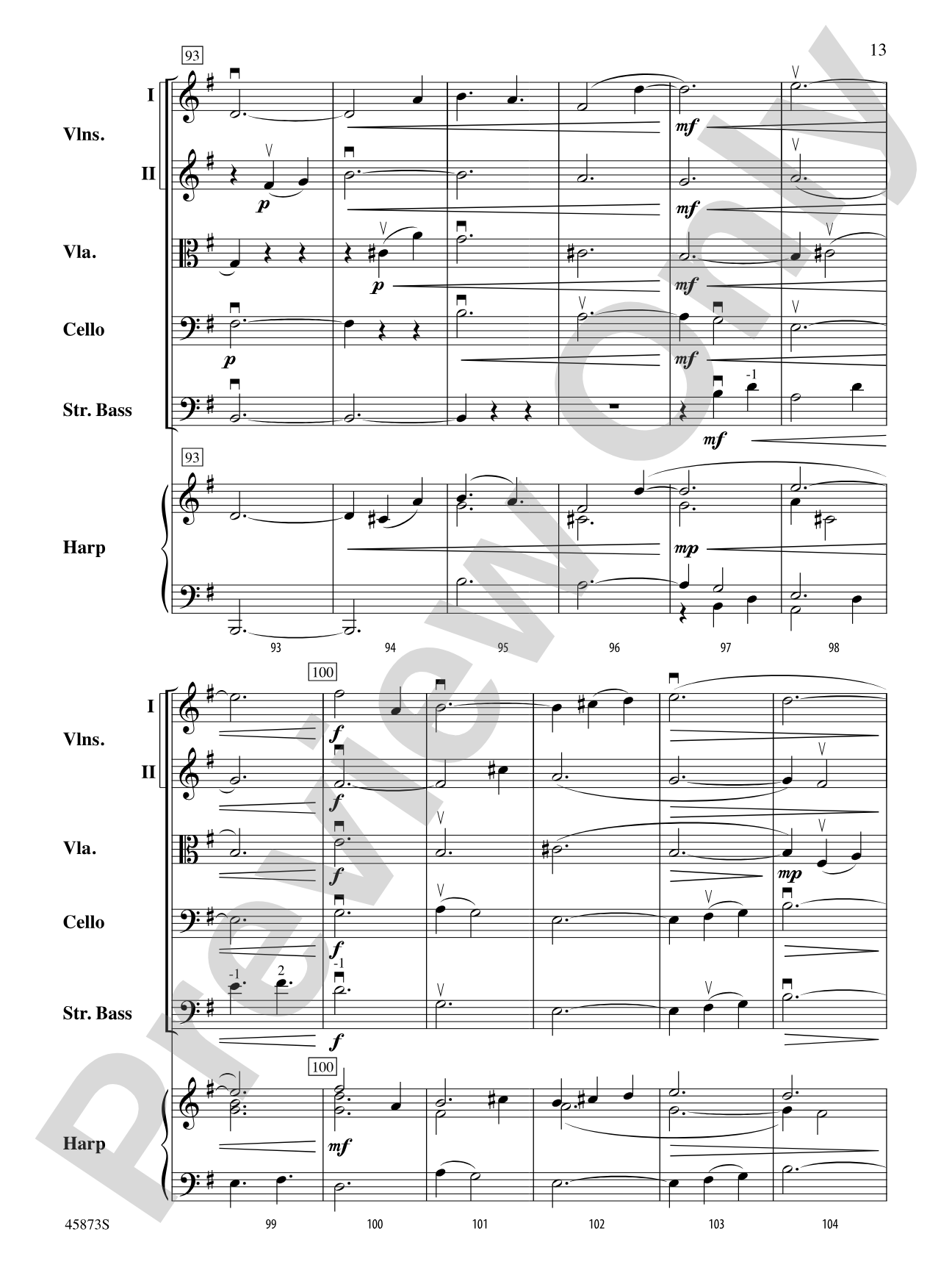 Rogue Rider: String Orchestra Conductor Score & Parts