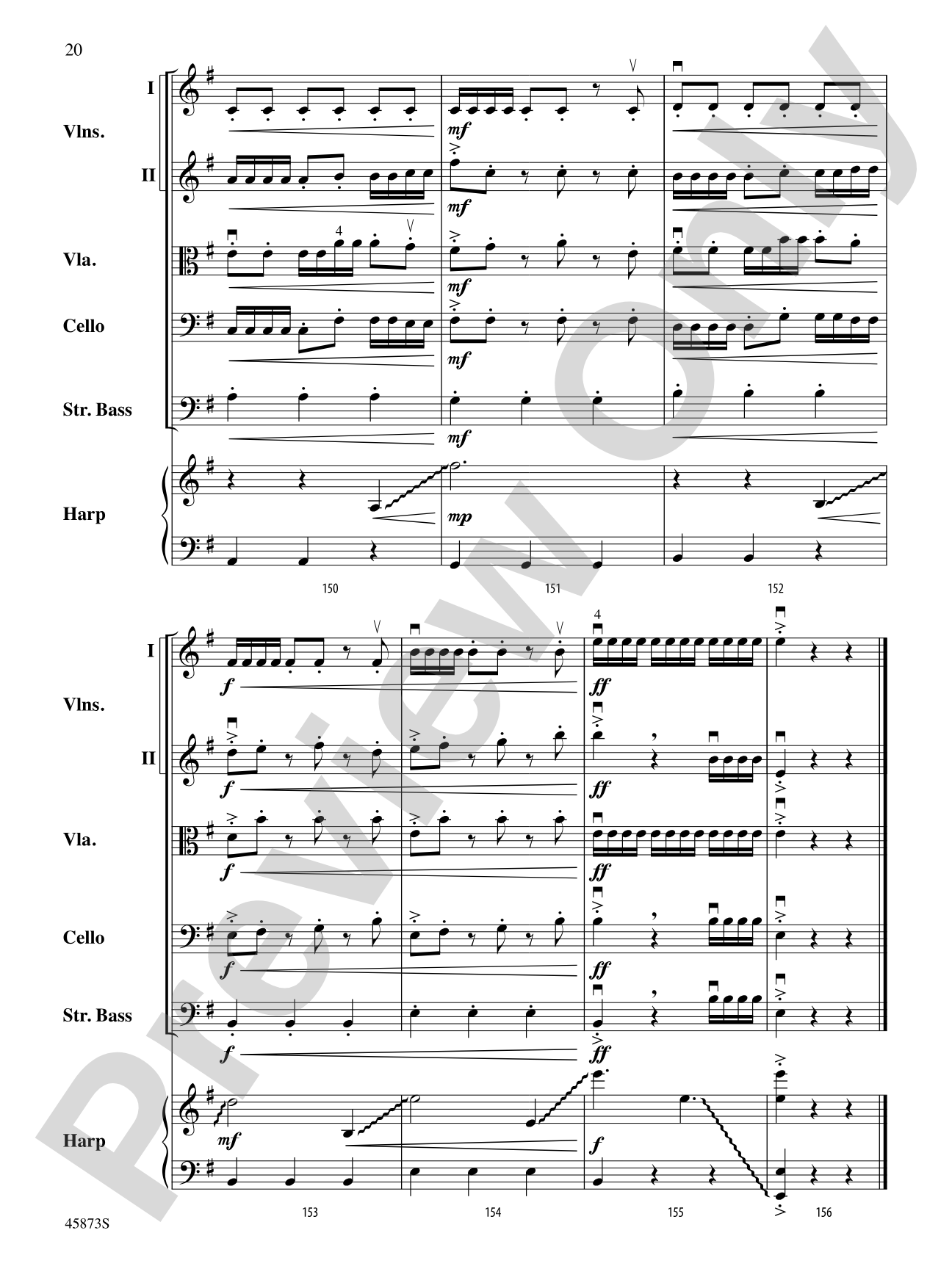 Rogue Rider: String Orchestra Conductor Score & Parts