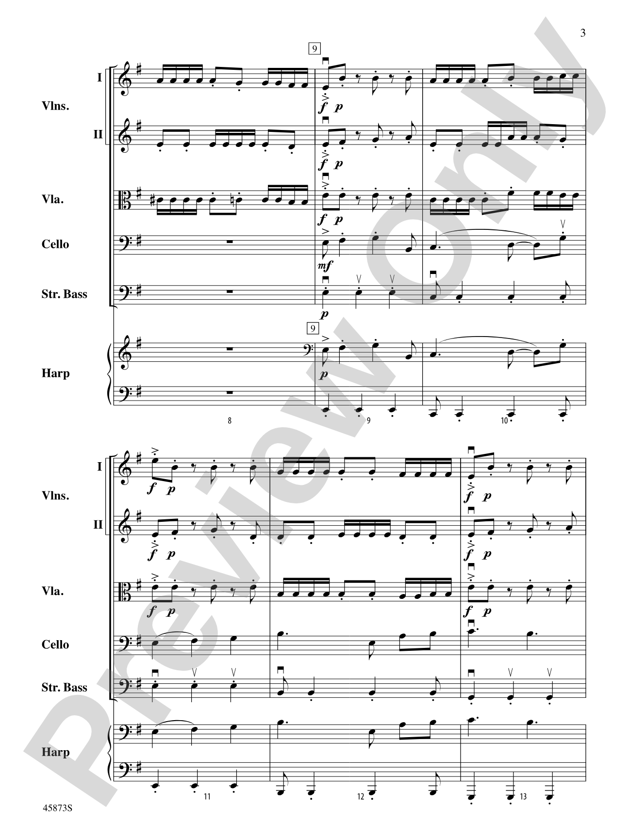 Rogue Rider: String Orchestra Conductor Score & Parts