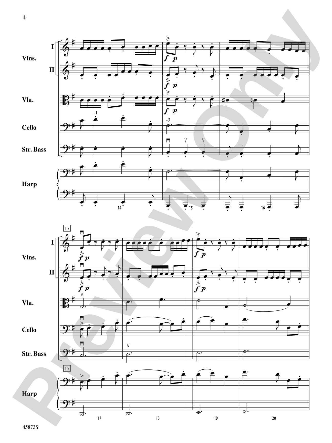 Rogue Rider: String Orchestra Conductor Score & Parts