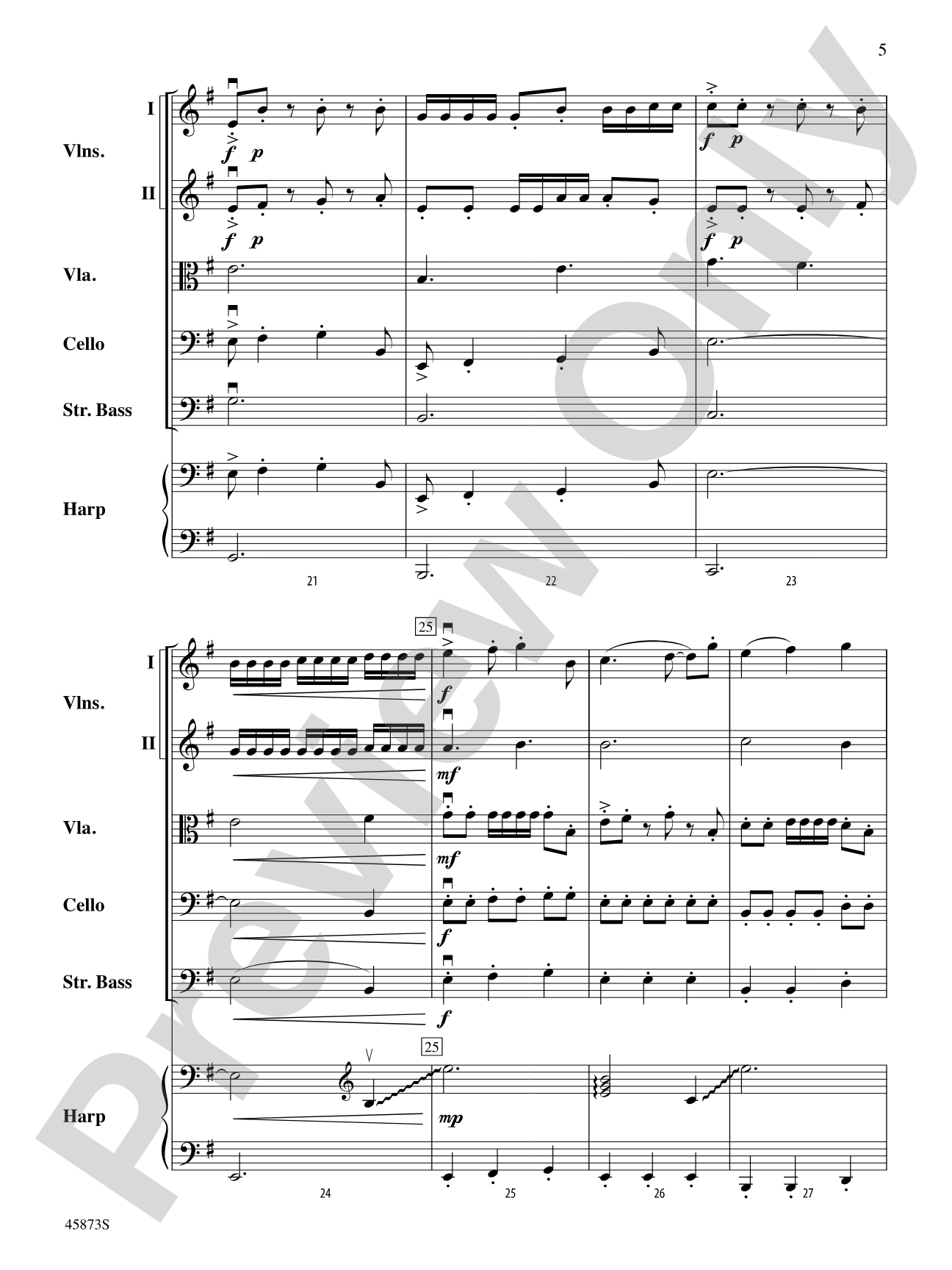 Rogue Rider: String Orchestra Conductor Score & Parts