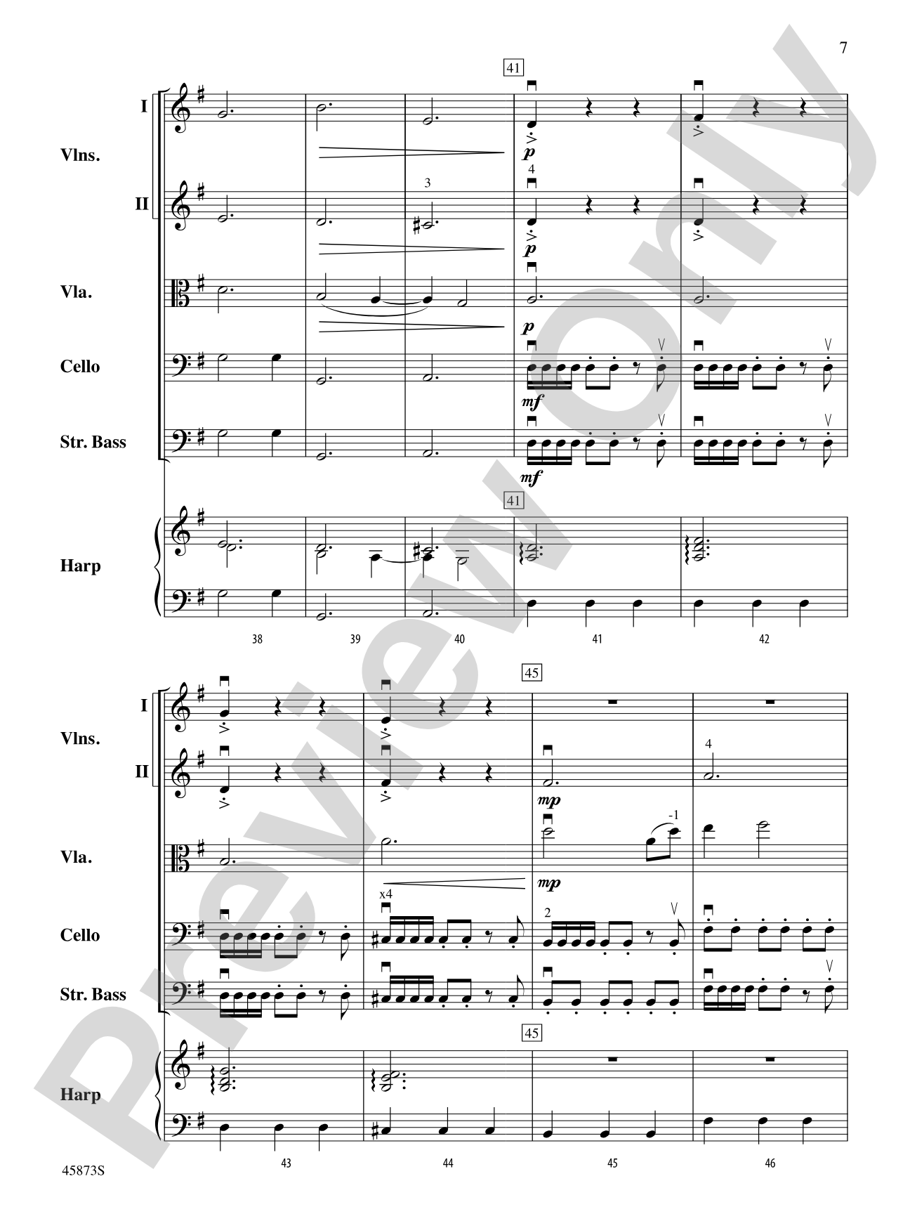 Rogue Rider: String Orchestra Conductor Score & Parts
