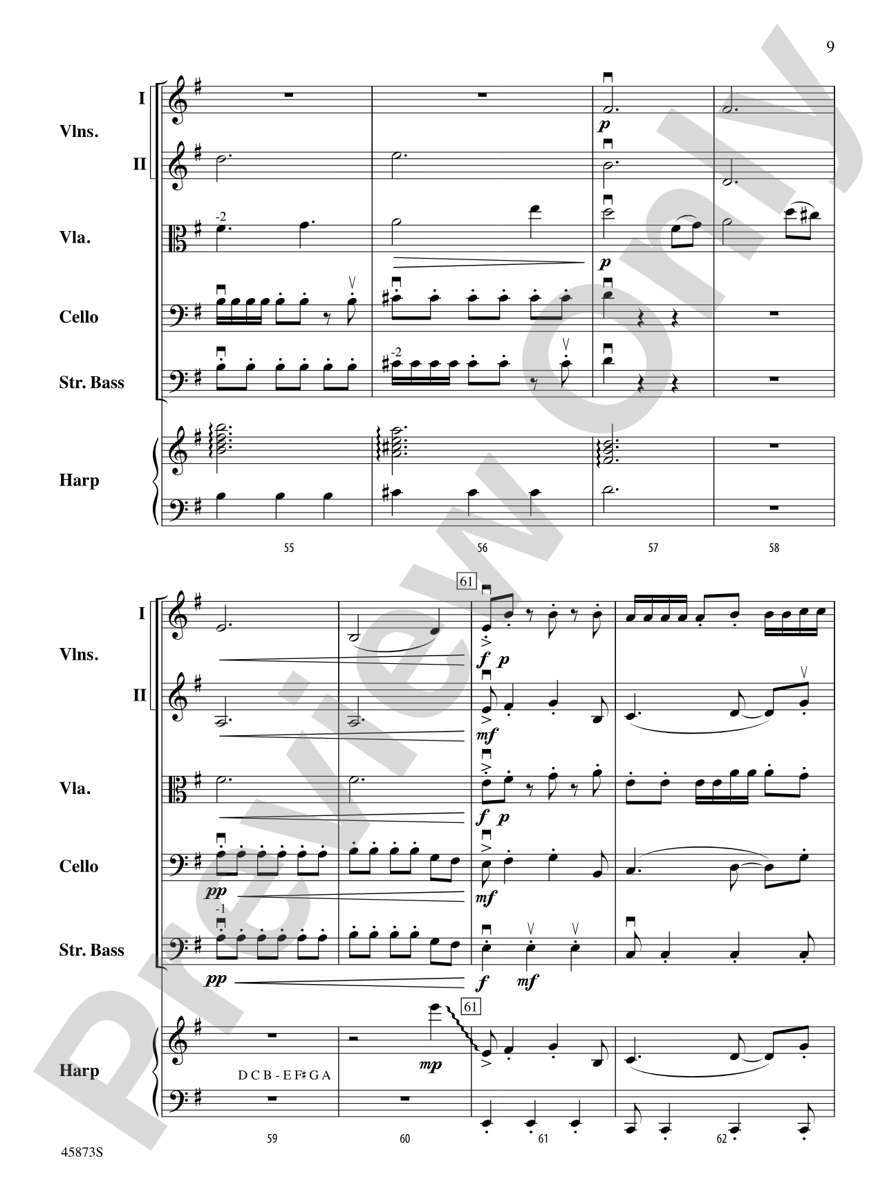 Rogue Rider: String Orchestra Conductor Score & Parts