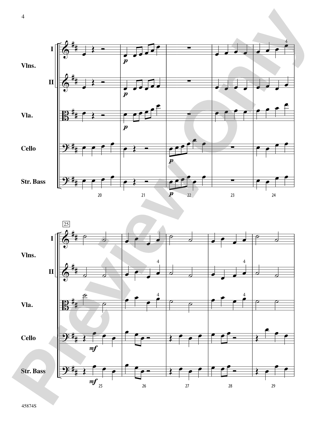 Showtime Rag: String Orchestra Conductor Score & Parts