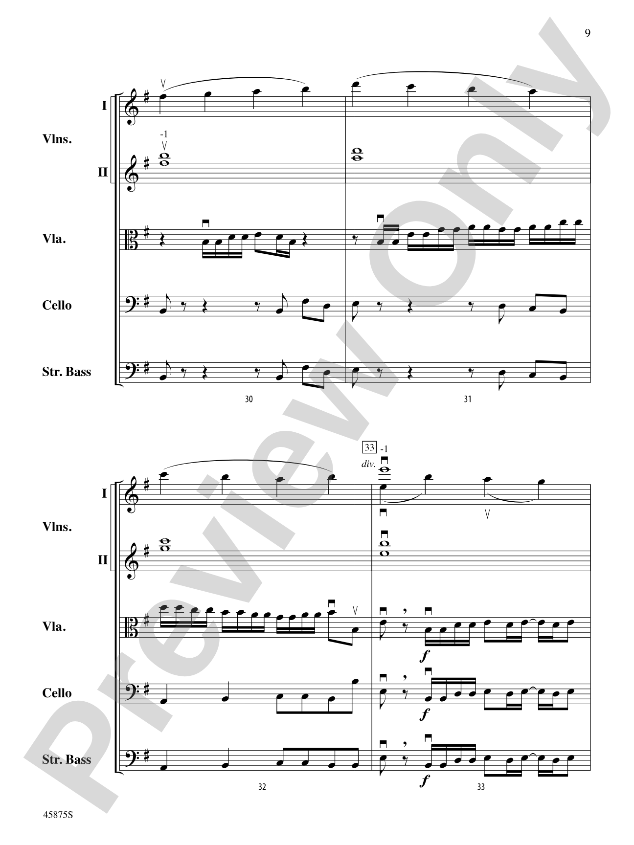 Swamp Thang: String Orchestra Conductor Score & Parts