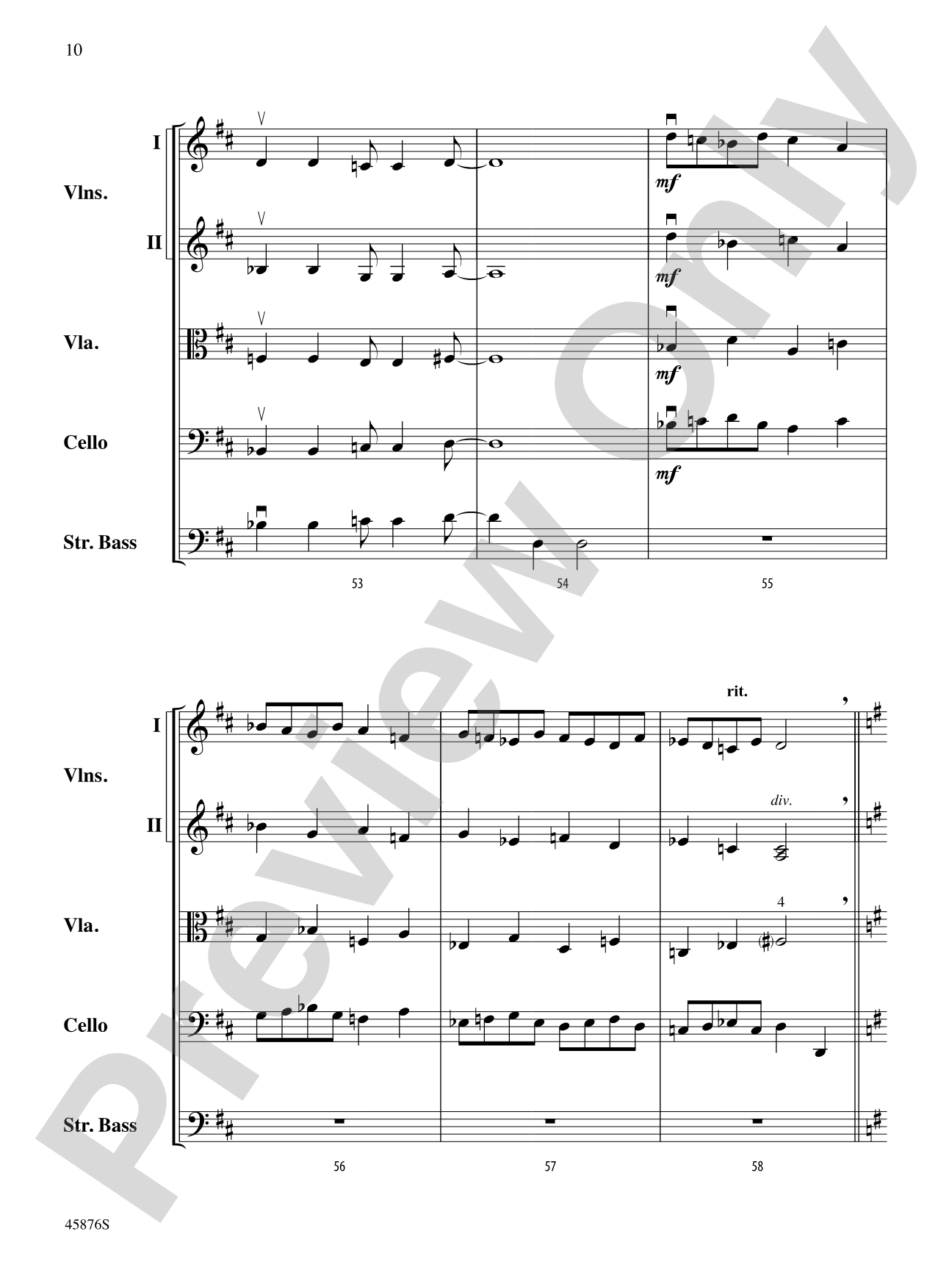 Big Sky Country: String Orchestra Conductor Score & Parts