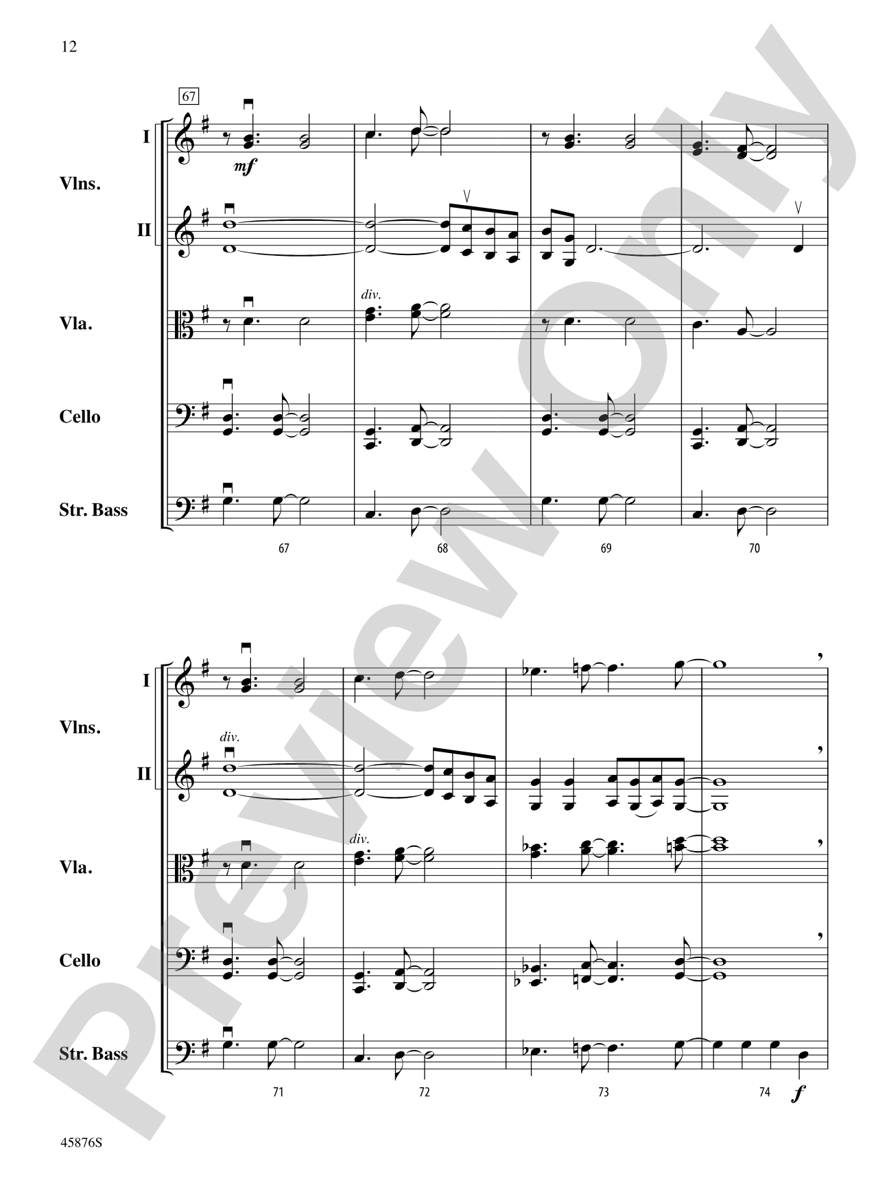 Big Sky Country: String Orchestra Conductor Score & Parts