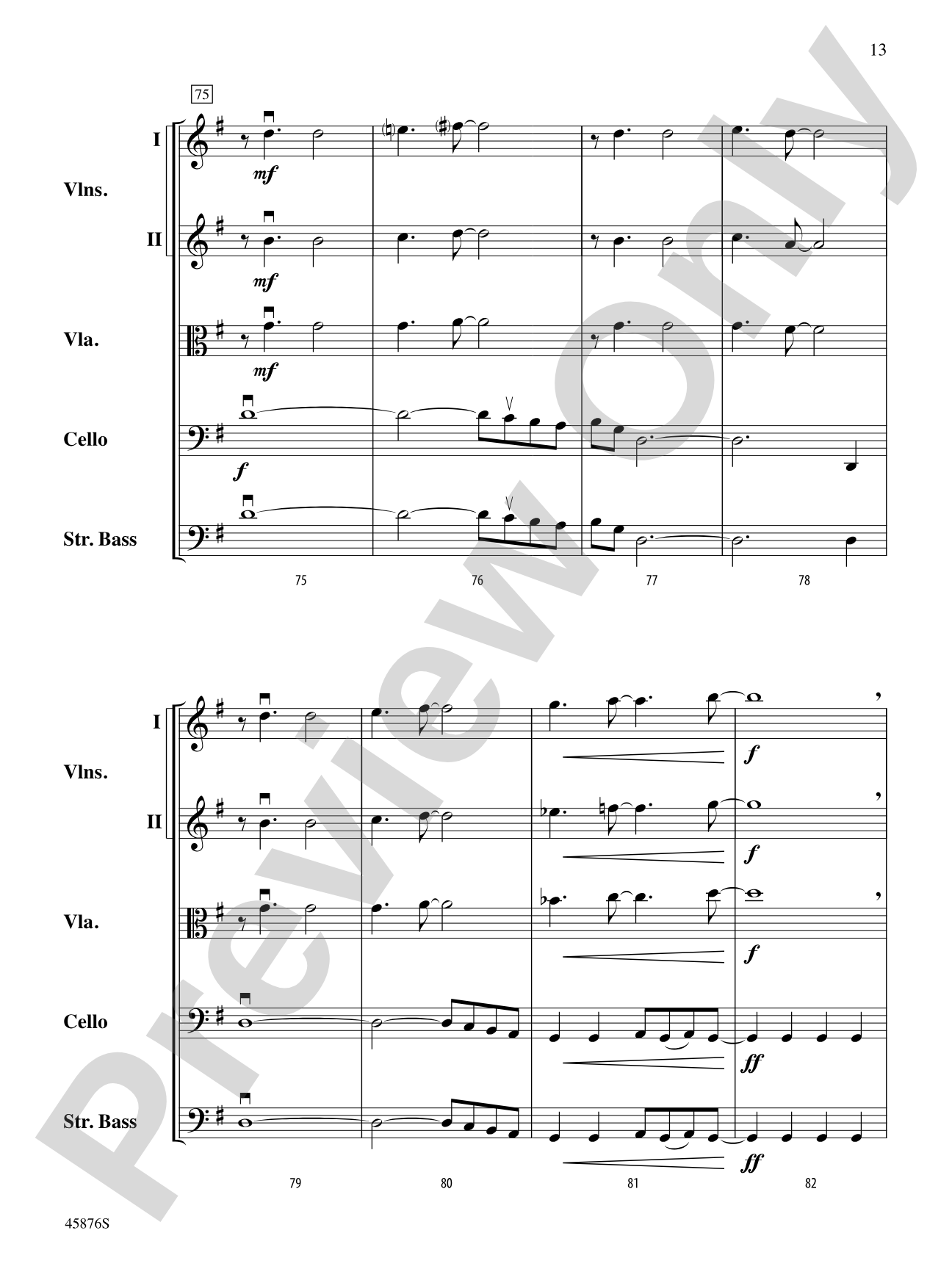 Big Sky Country: String Orchestra Conductor Score & Parts