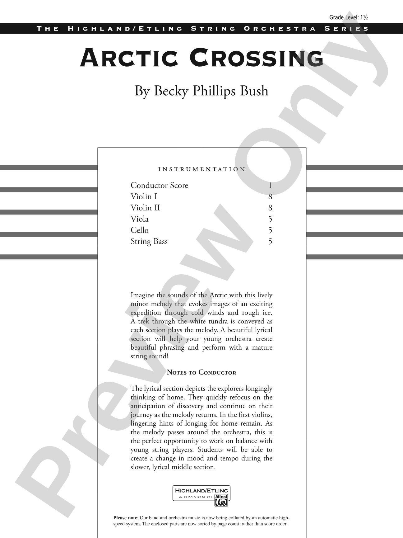 Arctic Crossing: Score