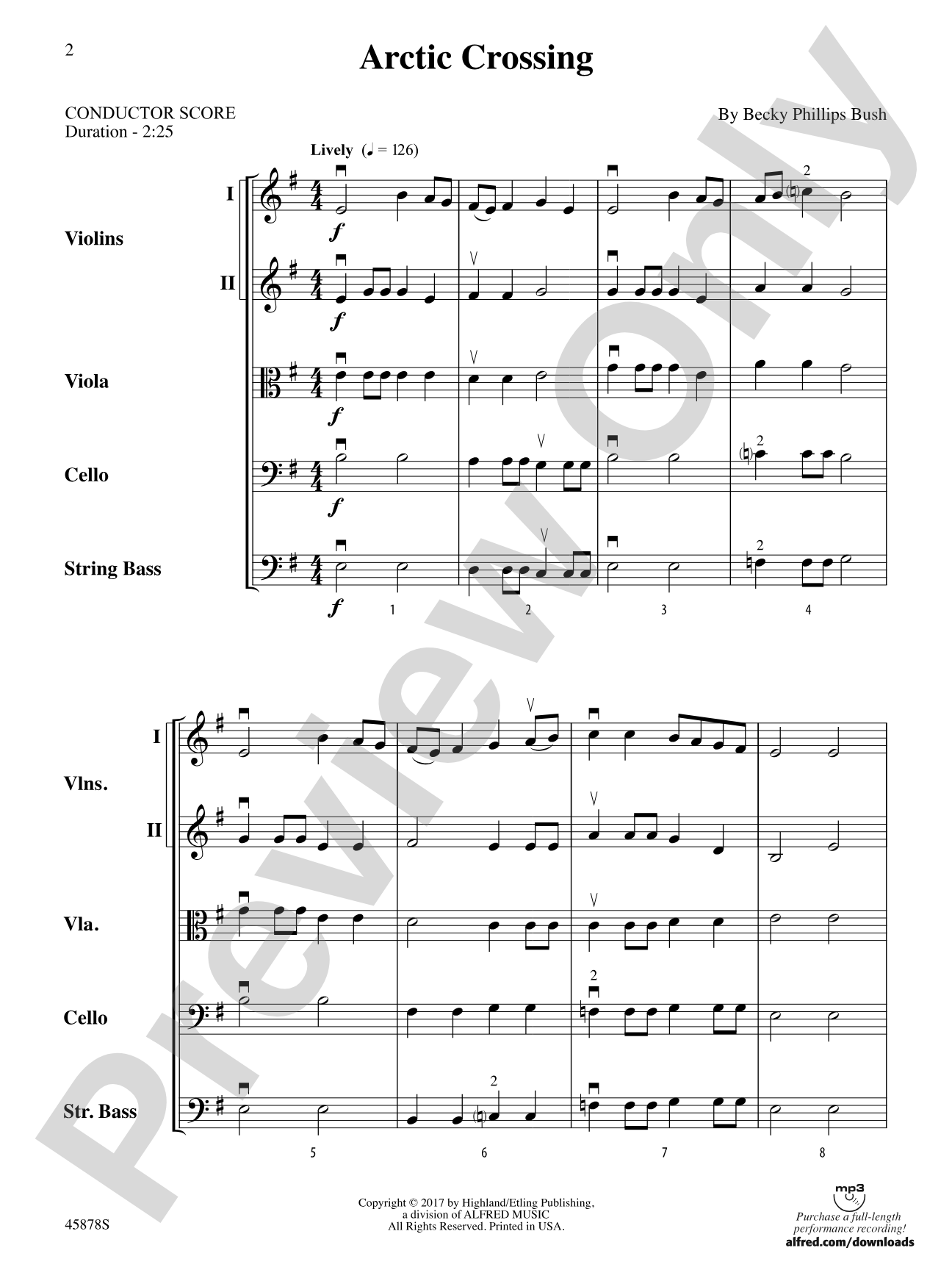 Arctic Crossing: Score