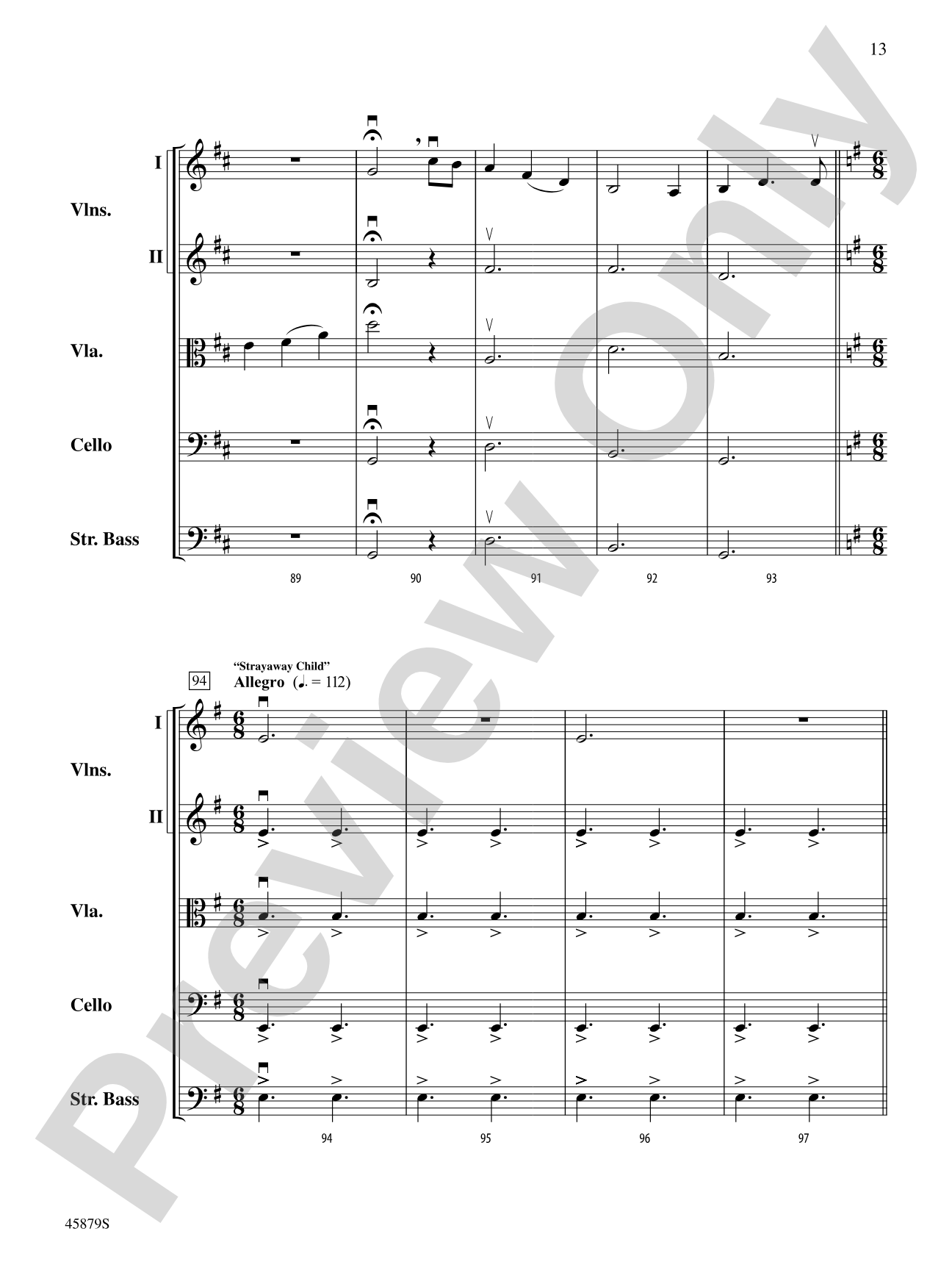 Gaelic Trilogy: String Orchestra Conductor Score & Parts