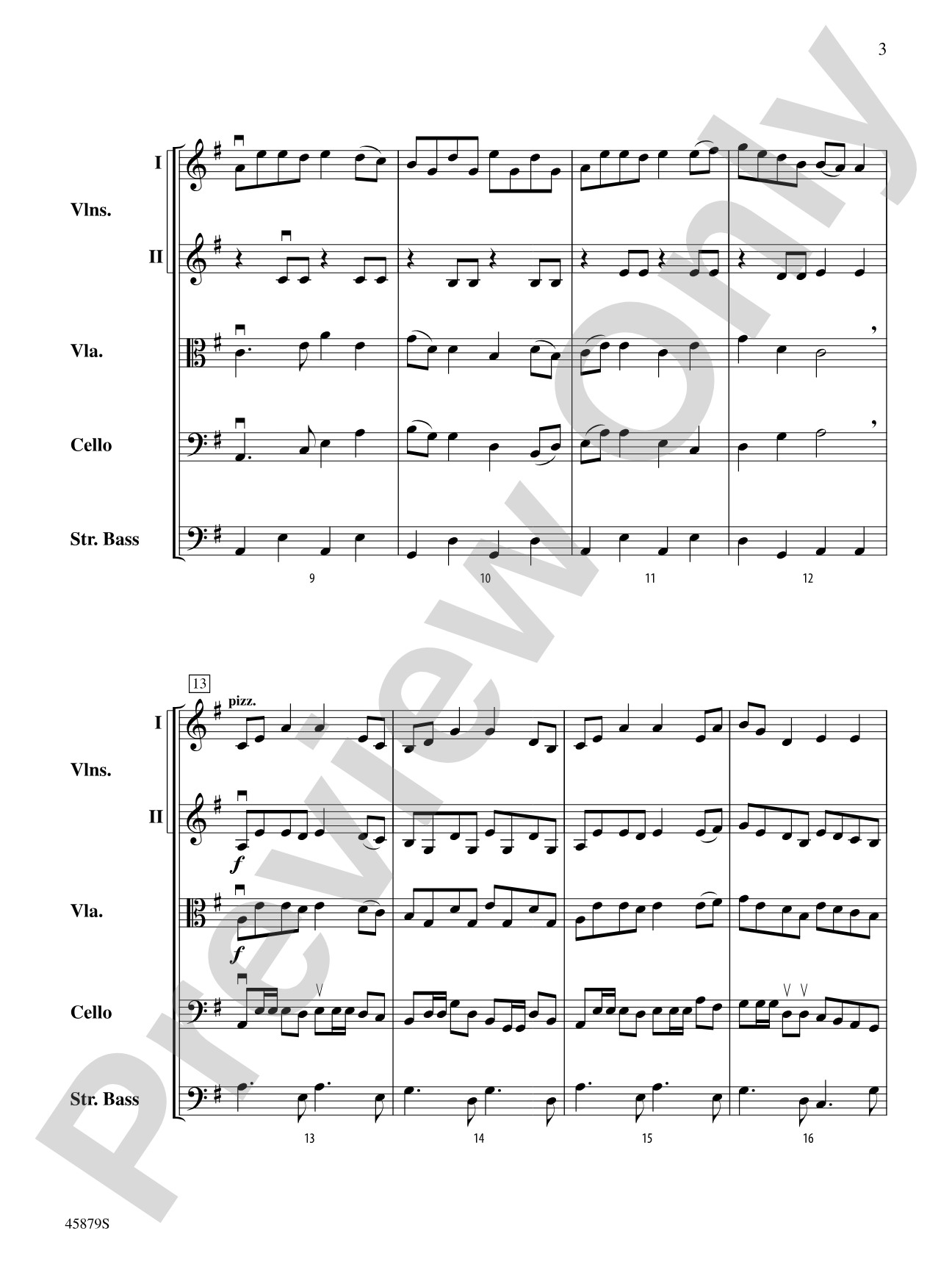 Gaelic Trilogy: String Orchestra Conductor Score & Parts