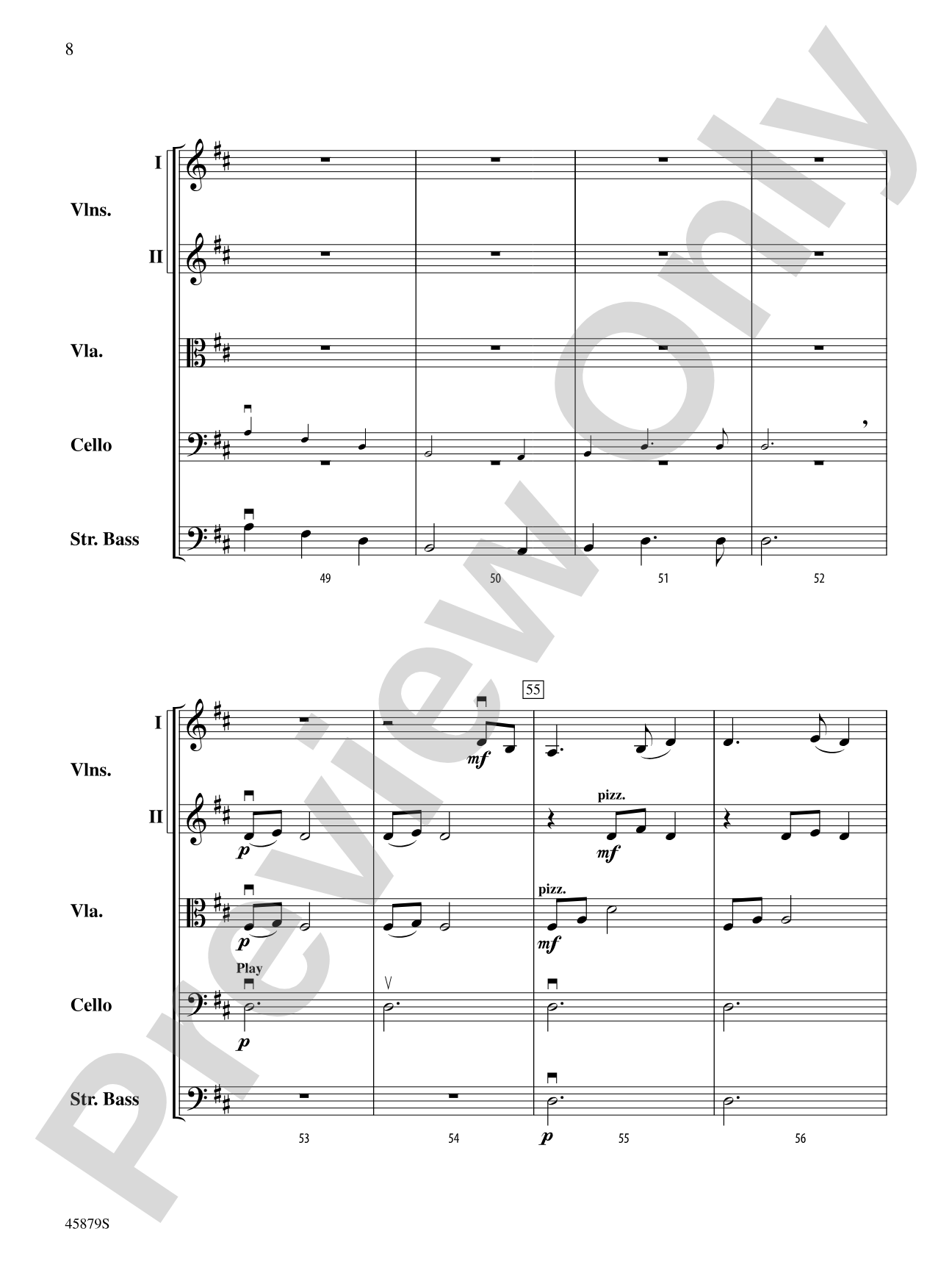 Gaelic Trilogy: String Orchestra Conductor Score & Parts