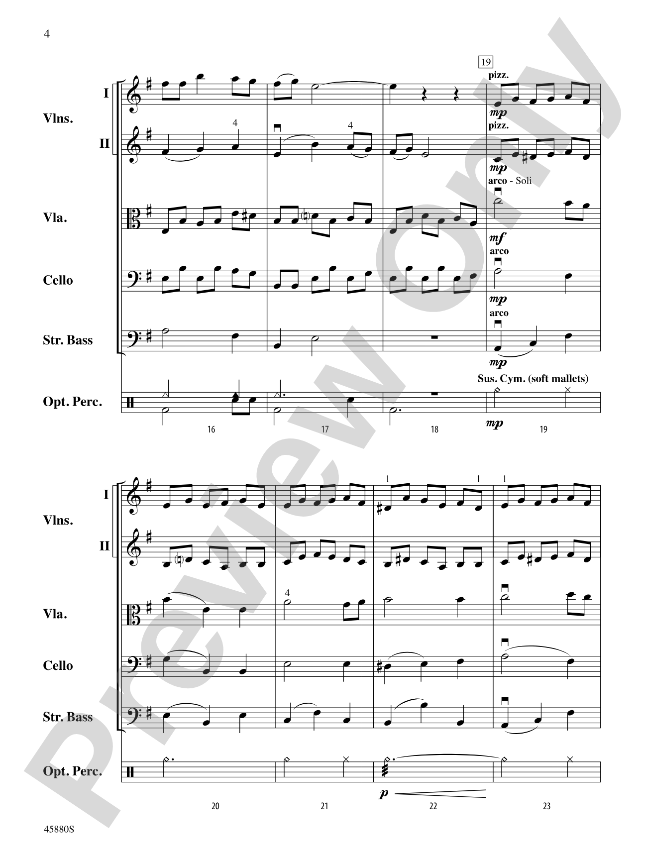 My Candles: String Orchestra Conductor Score & Parts