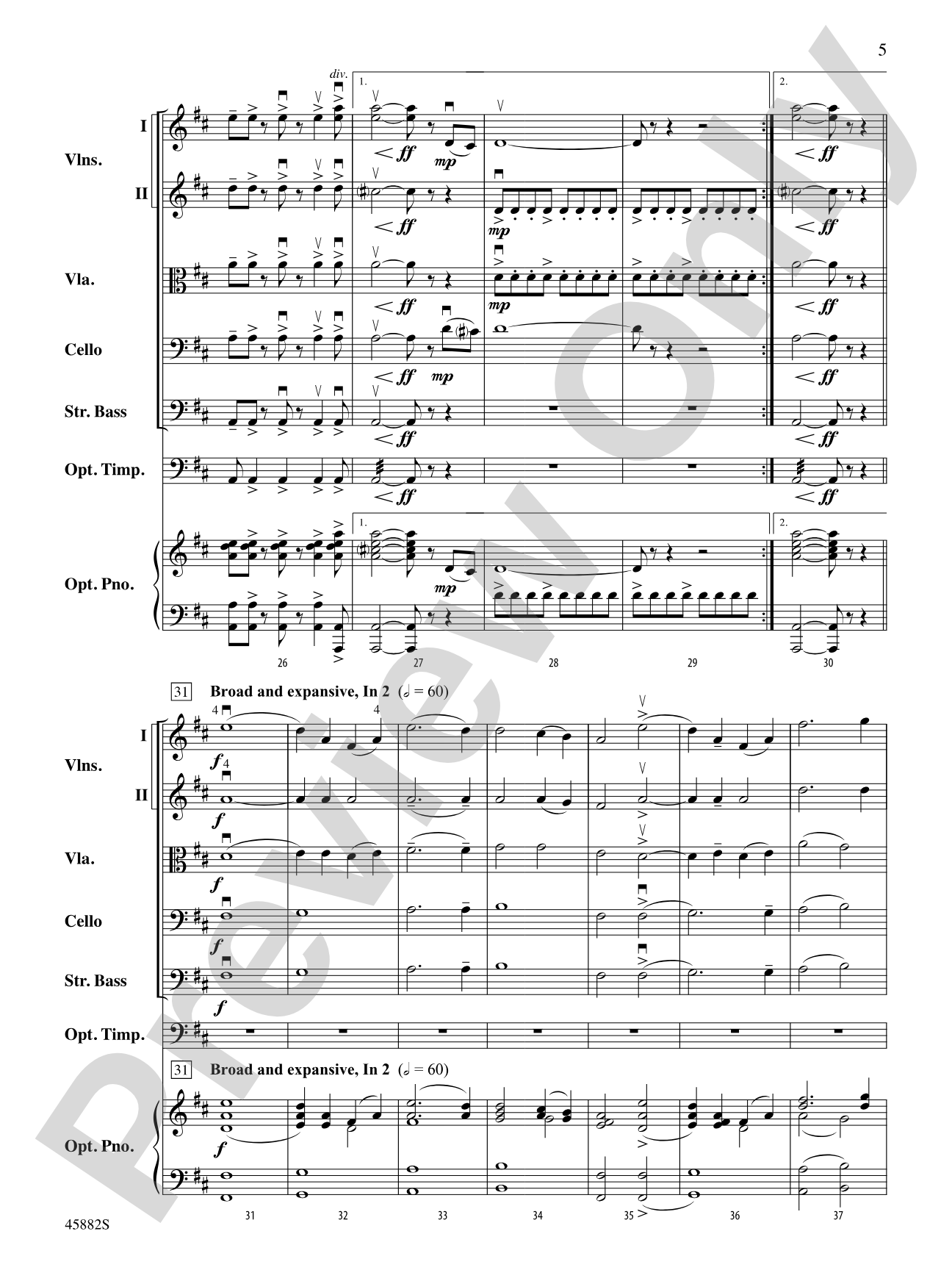 A Joyous Celebration: String Orchestra Conductor Score & Parts
