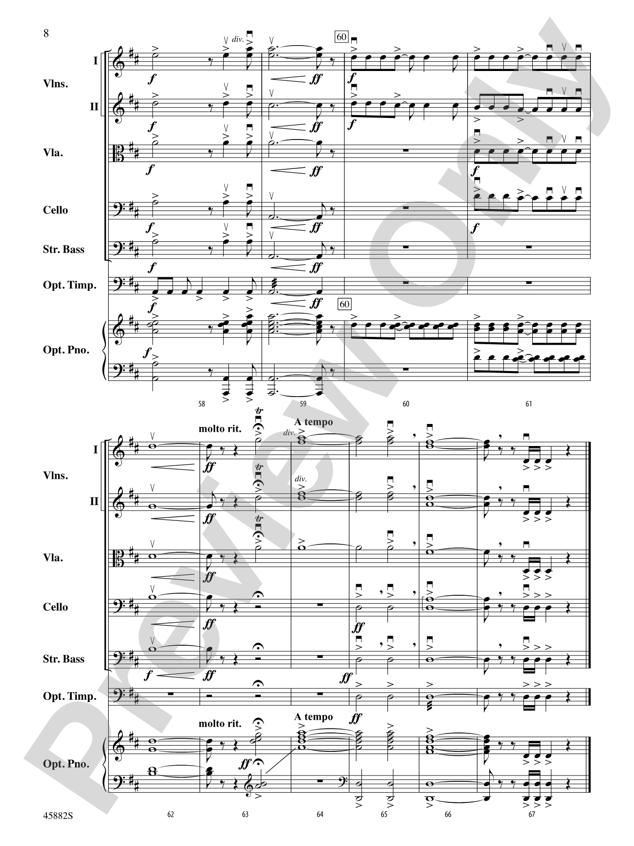 A Joyous Celebration: String Orchestra Conductor Score & Parts