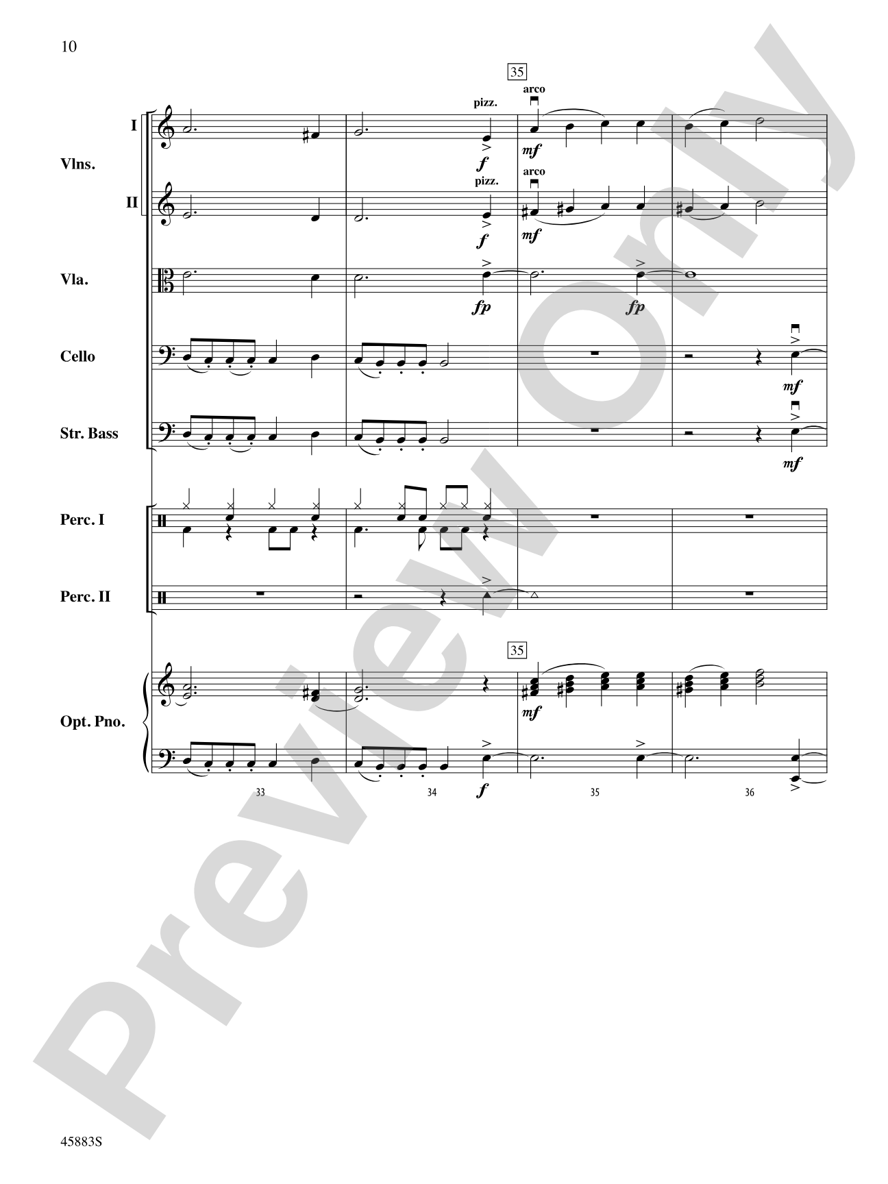 Secret Agent Sugar Plum: String Orchestra Conductor Score & Parts