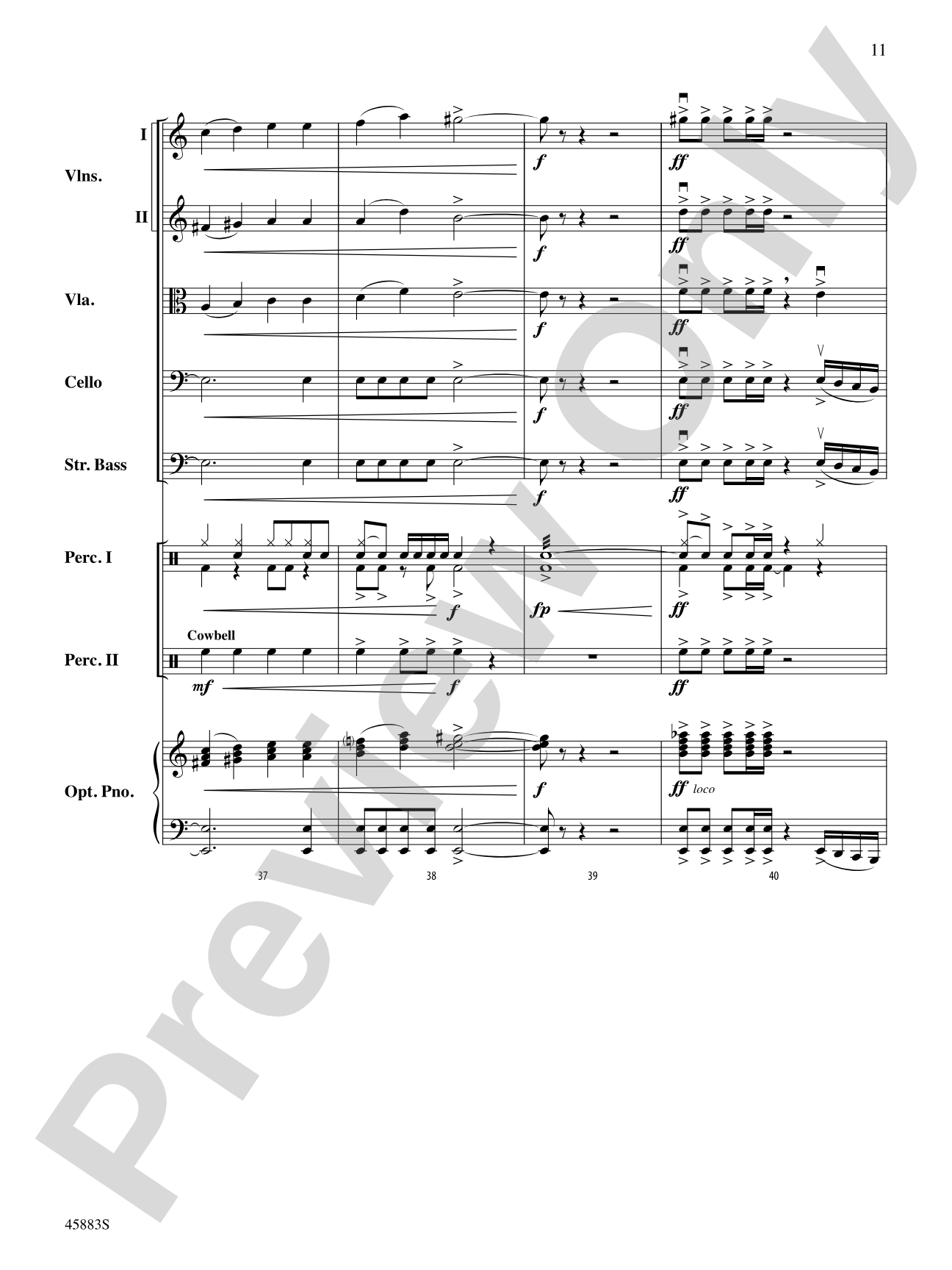 Secret Agent Sugar Plum: String Orchestra Conductor Score & Parts