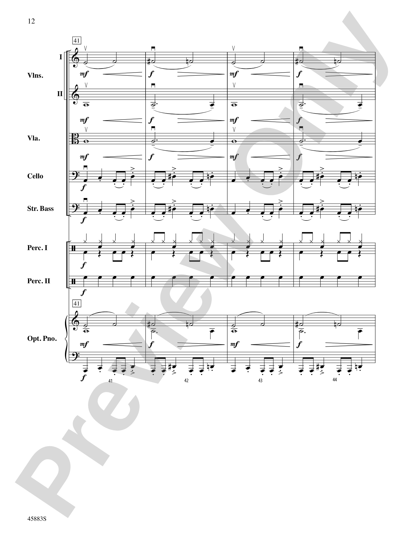 Secret Agent Sugar Plum: String Orchestra Conductor Score & Parts