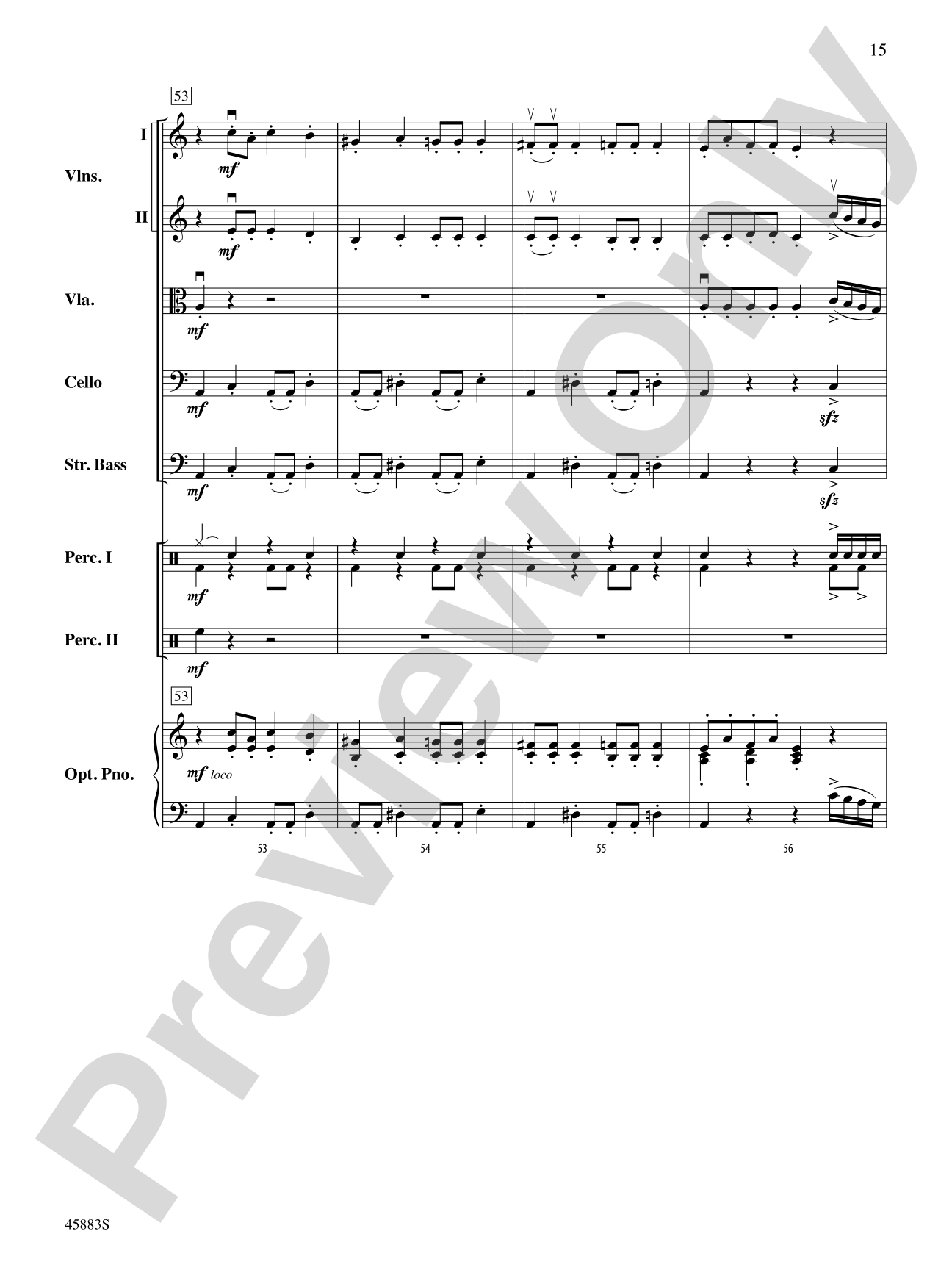 Secret Agent Sugar Plum: String Orchestra Conductor Score & Parts