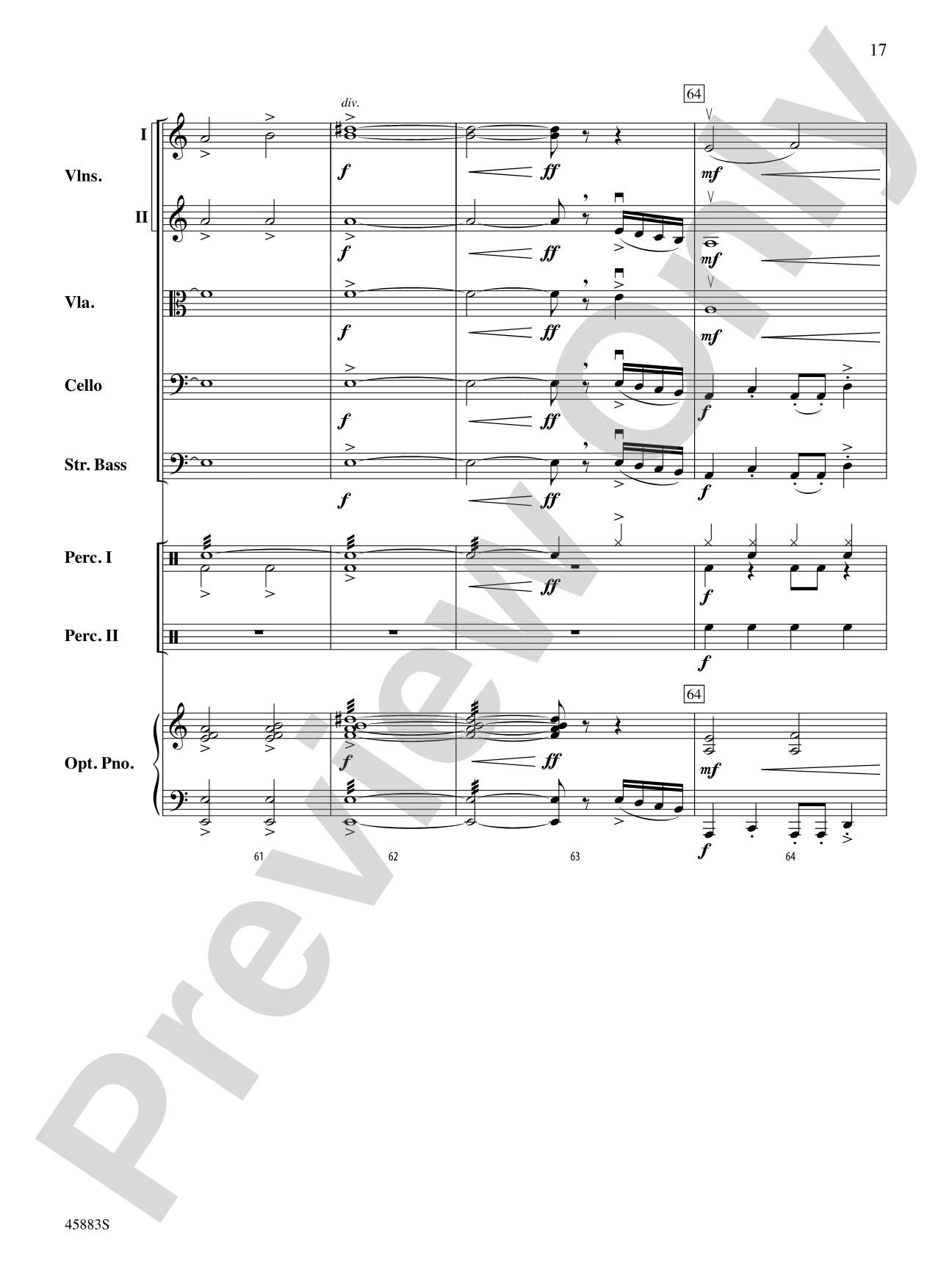 Secret Agent Sugar Plum: String Orchestra Conductor Score & Parts