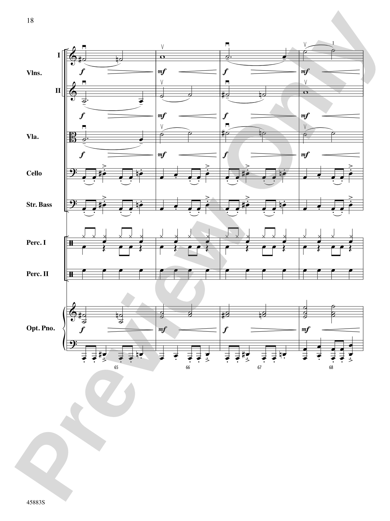 Secret Agent Sugar Plum: String Orchestra Conductor Score & Parts