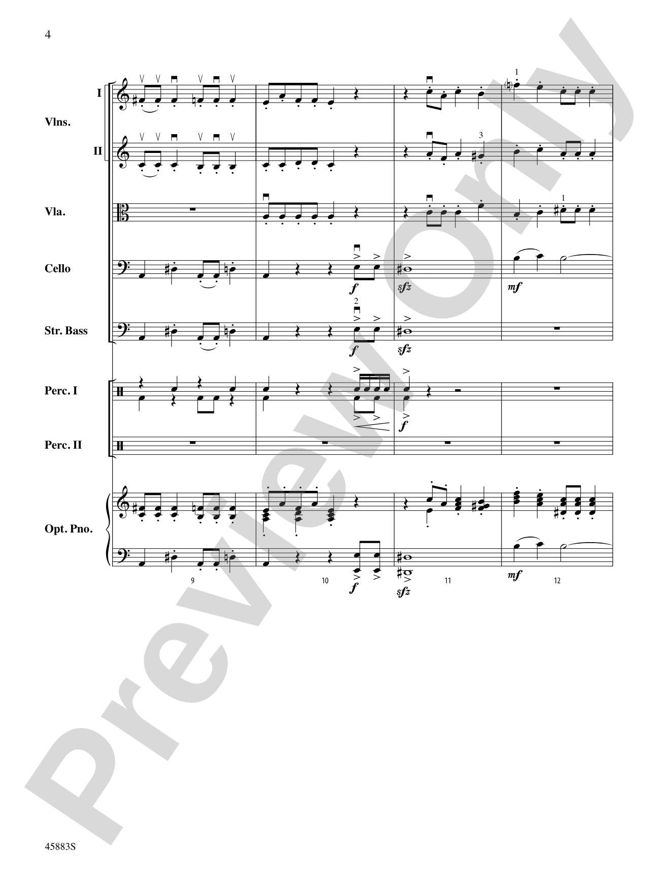 Secret Agent Sugar Plum: String Orchestra Conductor Score & Parts