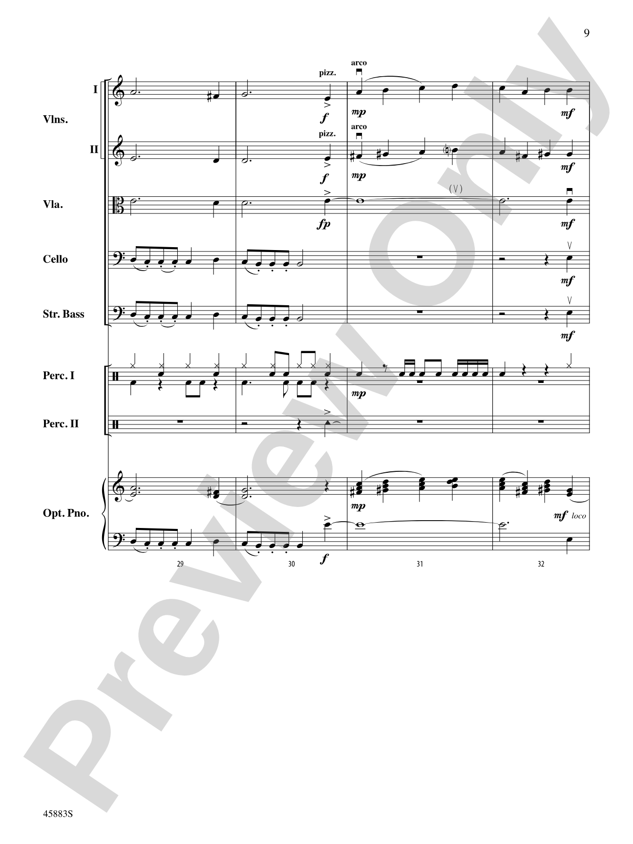 Secret Agent Sugar Plum: String Orchestra Conductor Score & Parts