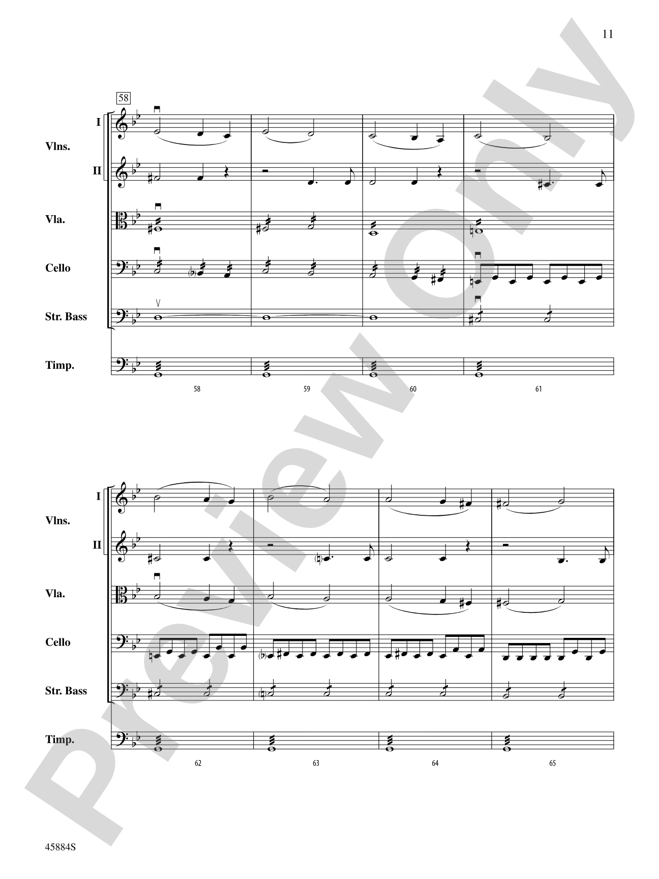 Day of Wrath: String Orchestra Conductor Score & Parts