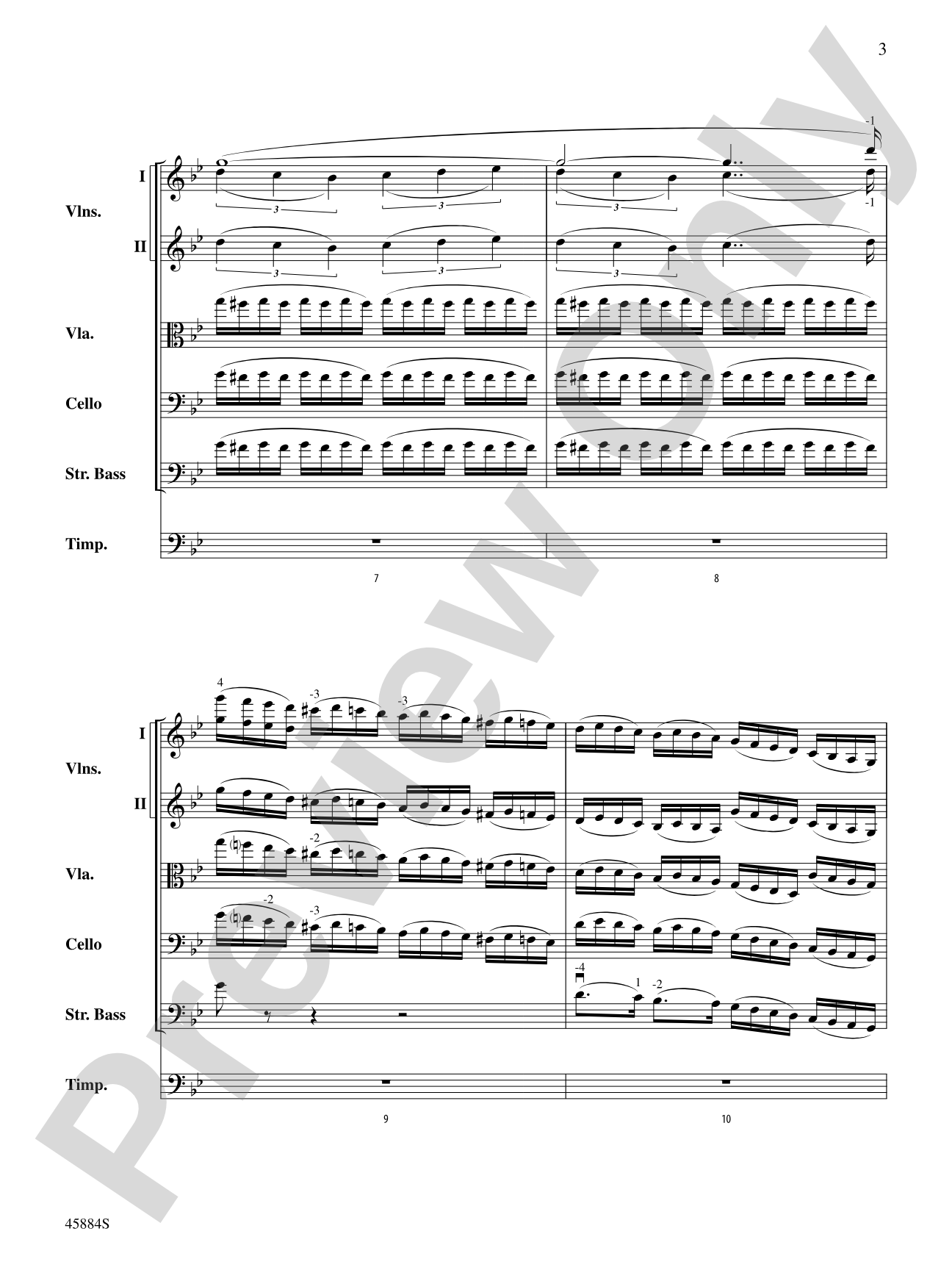 Day of Wrath: String Orchestra Conductor Score & Parts