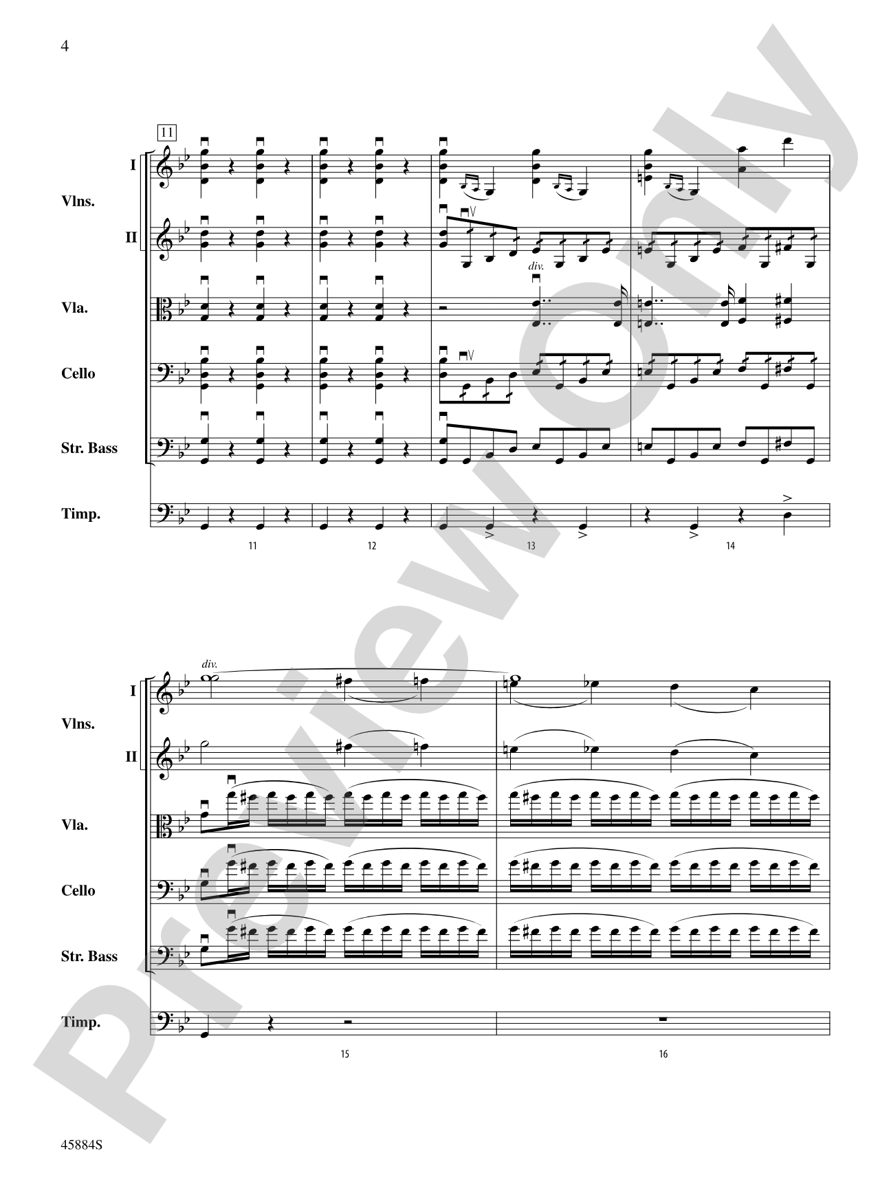 Day of Wrath: String Orchestra Conductor Score & Parts