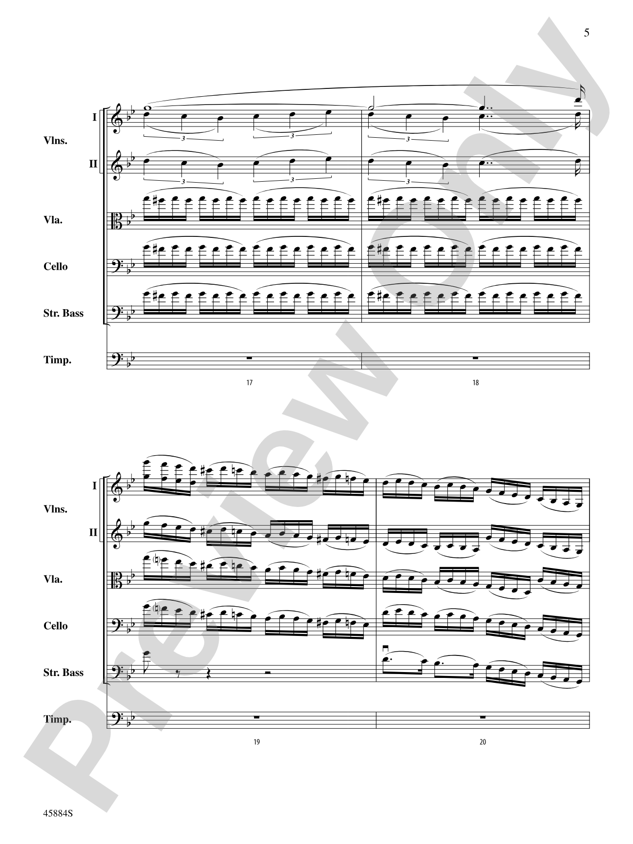 Day of Wrath: String Orchestra Conductor Score & Parts