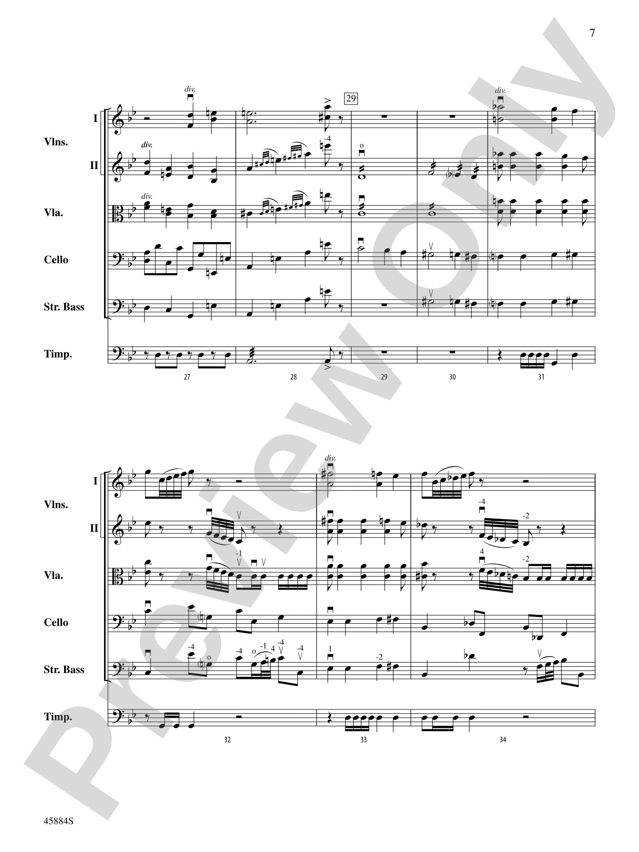 Day of Wrath: String Orchestra Conductor Score & Parts