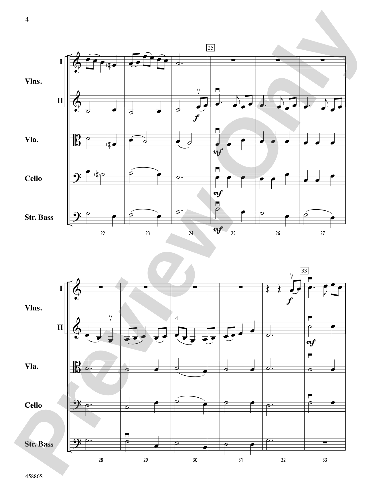 Passacaglia: String Orchestra Conductor Score & Parts