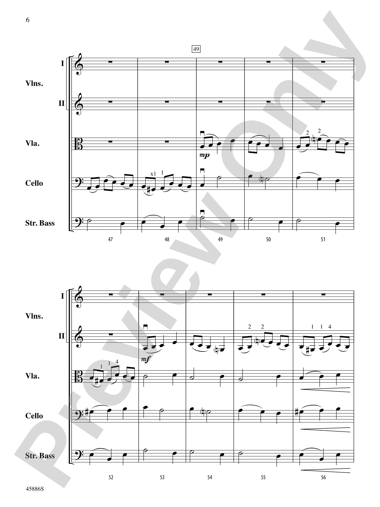 Passacaglia: String Orchestra Conductor Score & Parts