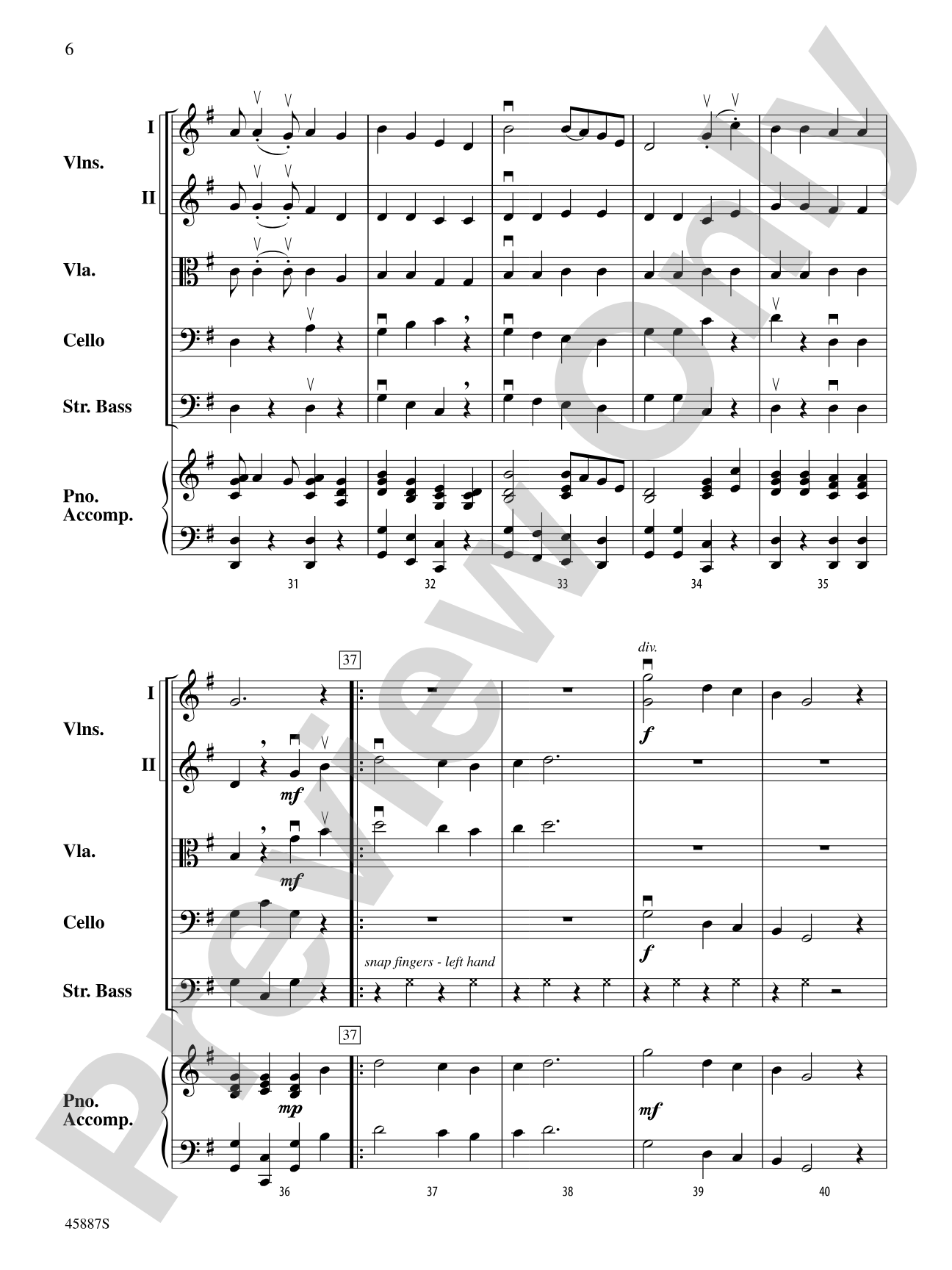 Go Tell It on the Mountain: String Orchestra Conductor Score & Parts