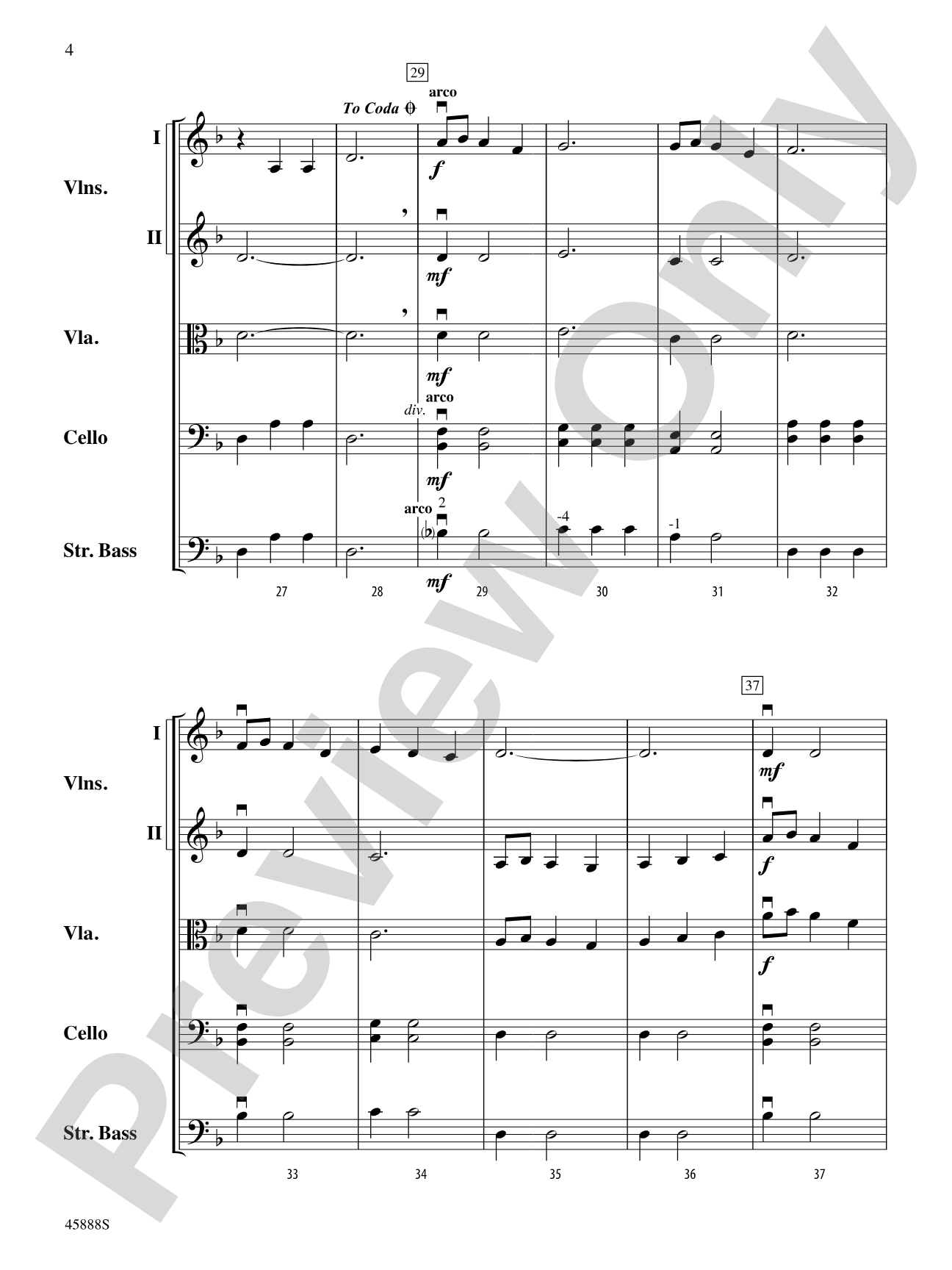 A Gypsy's Life: String Orchestra Conductor Score & Parts