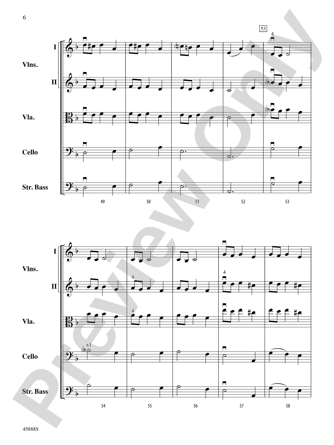 A Gypsy's Life: String Orchestra Conductor Score & Parts