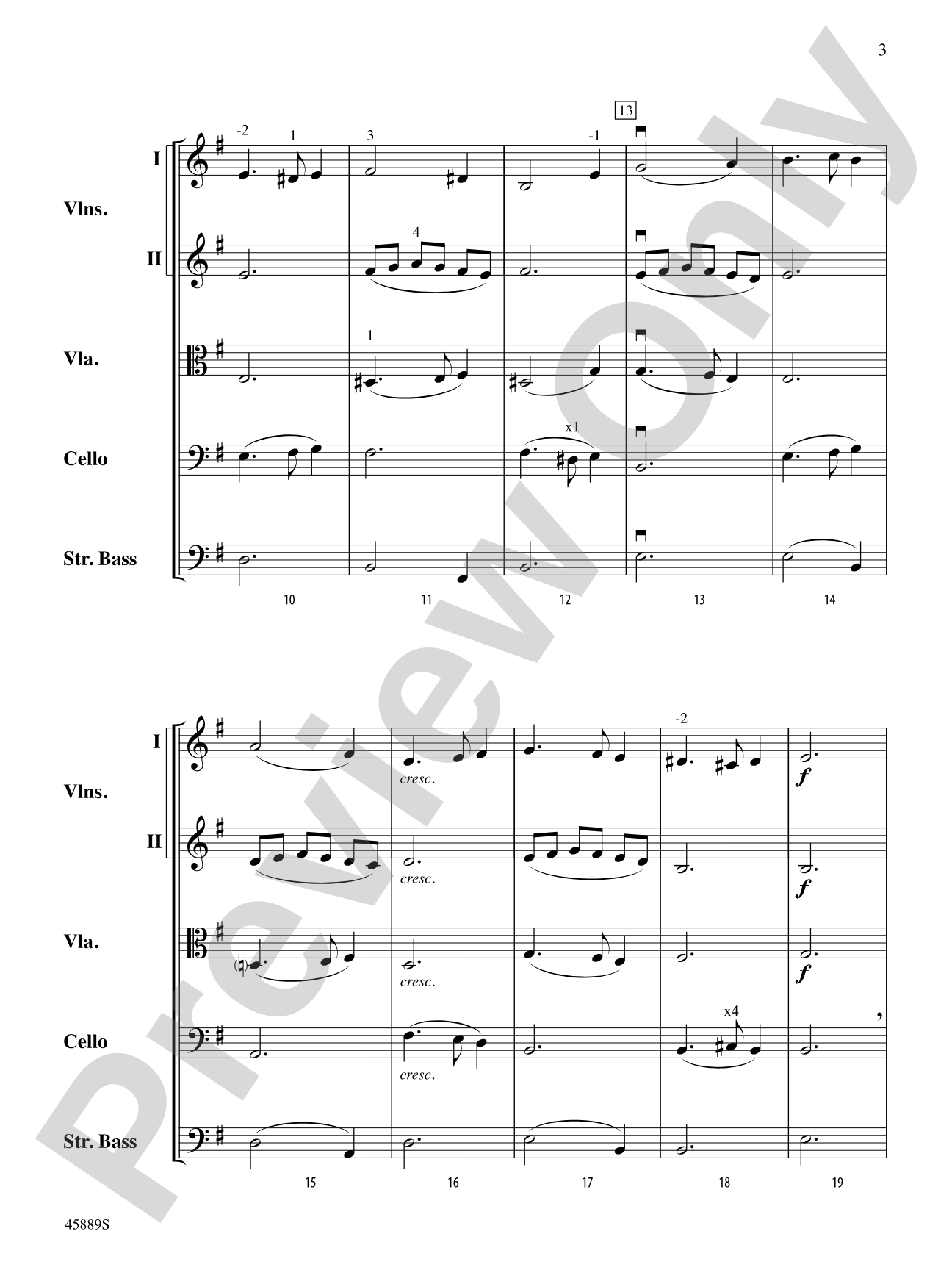 A Child for Three Kings: String Orchestra Conductor Score & Parts