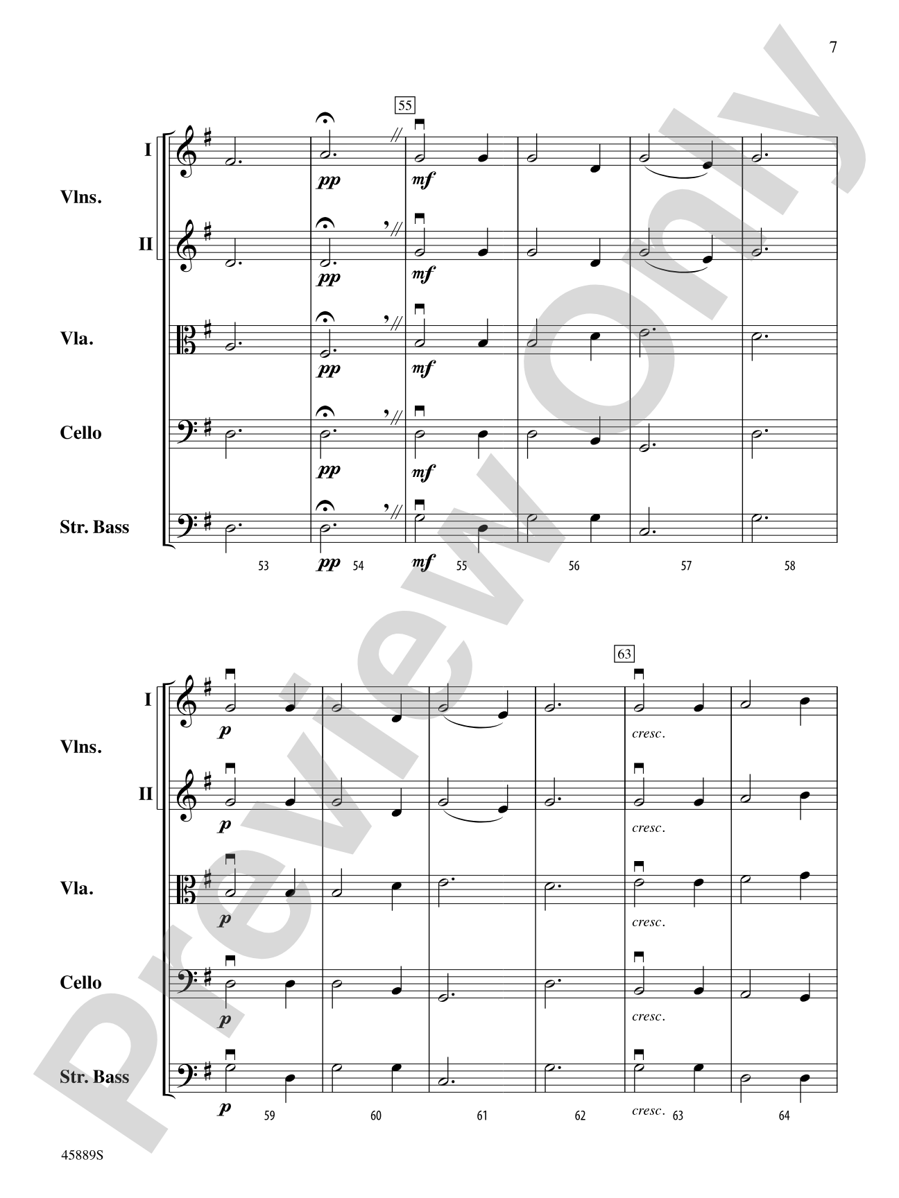 A Child for Three Kings: String Orchestra Conductor Score & Parts
