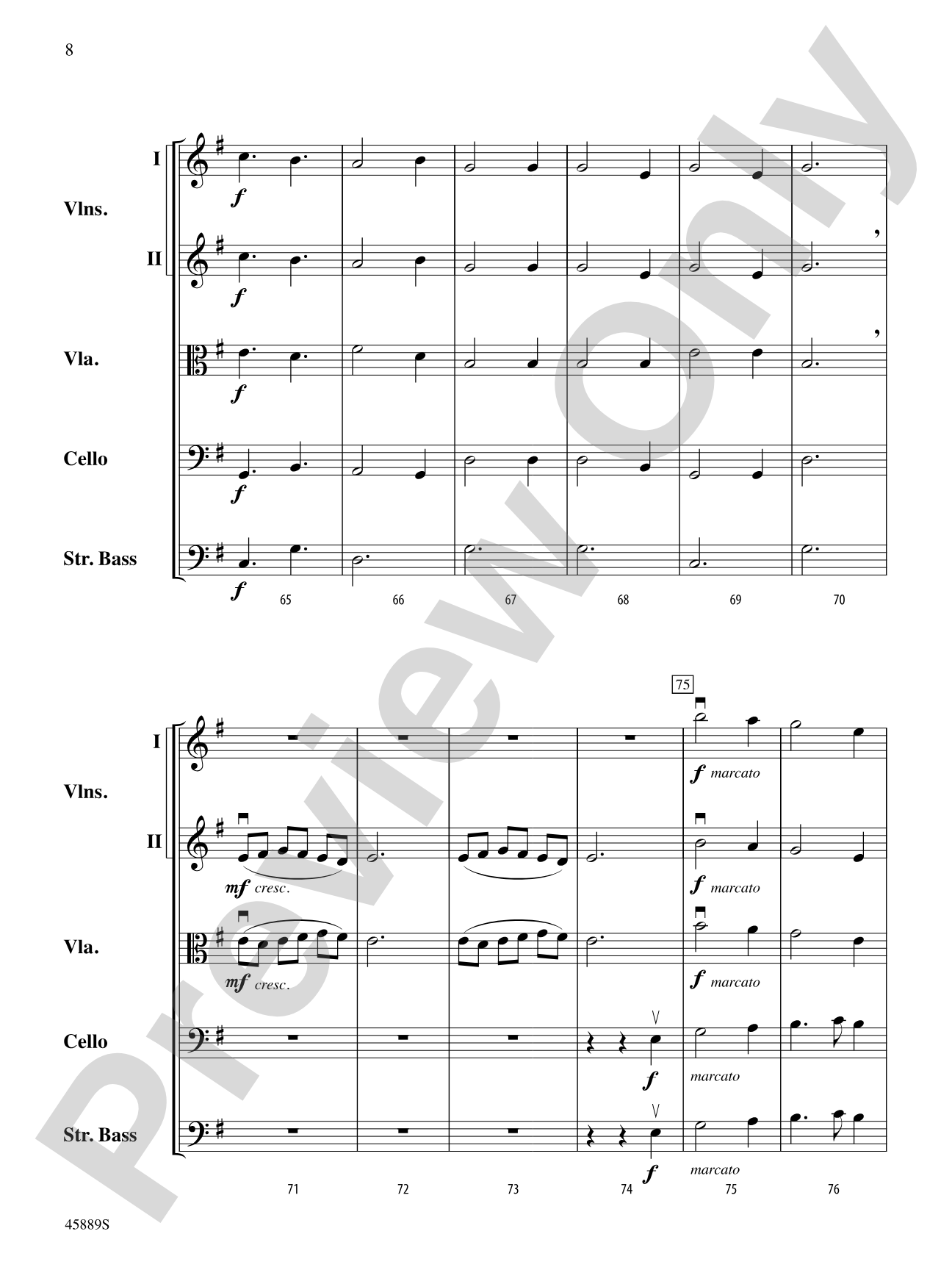 A Child for Three Kings: String Orchestra Conductor Score & Parts